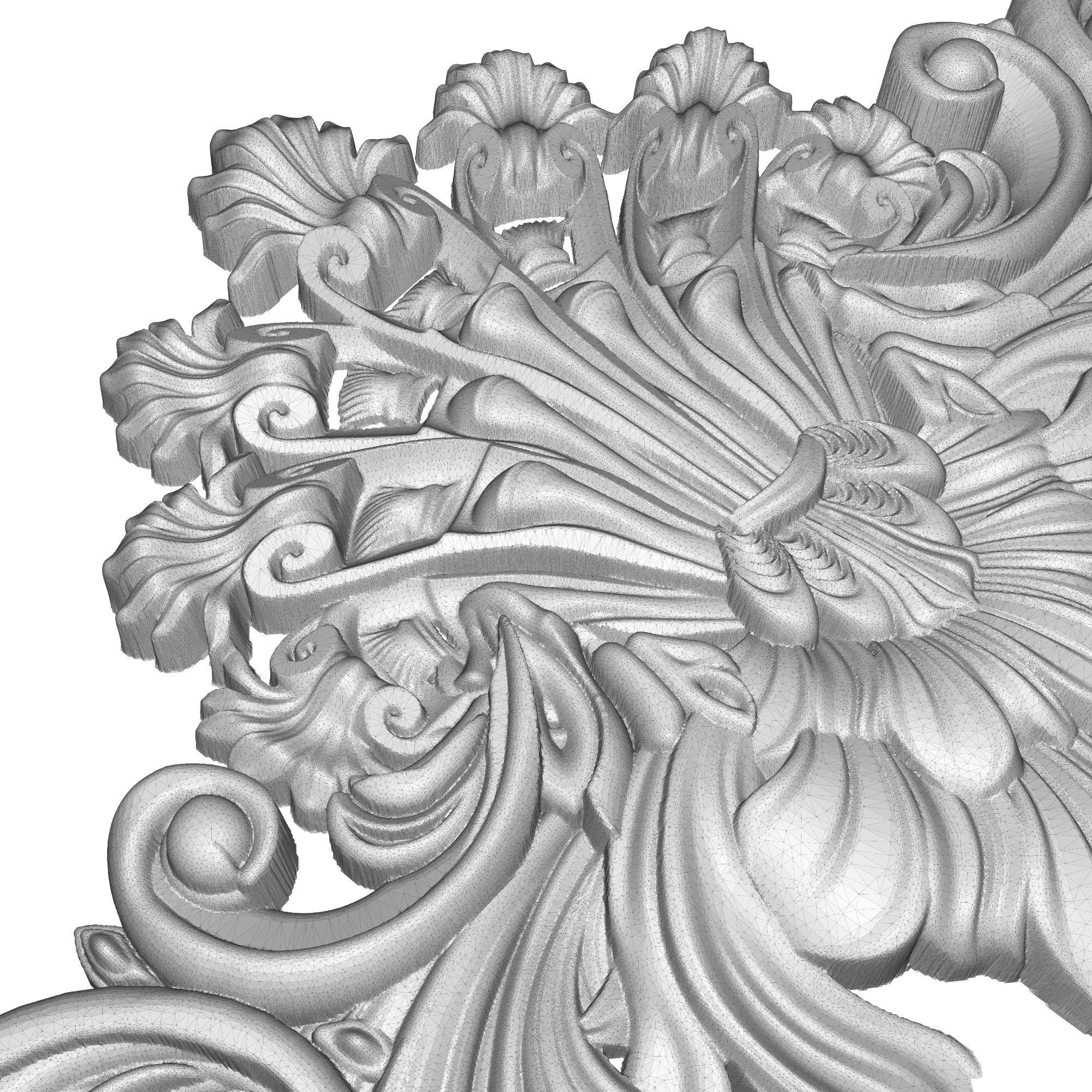 decorative pattern ready for 3D printing 3D model_7