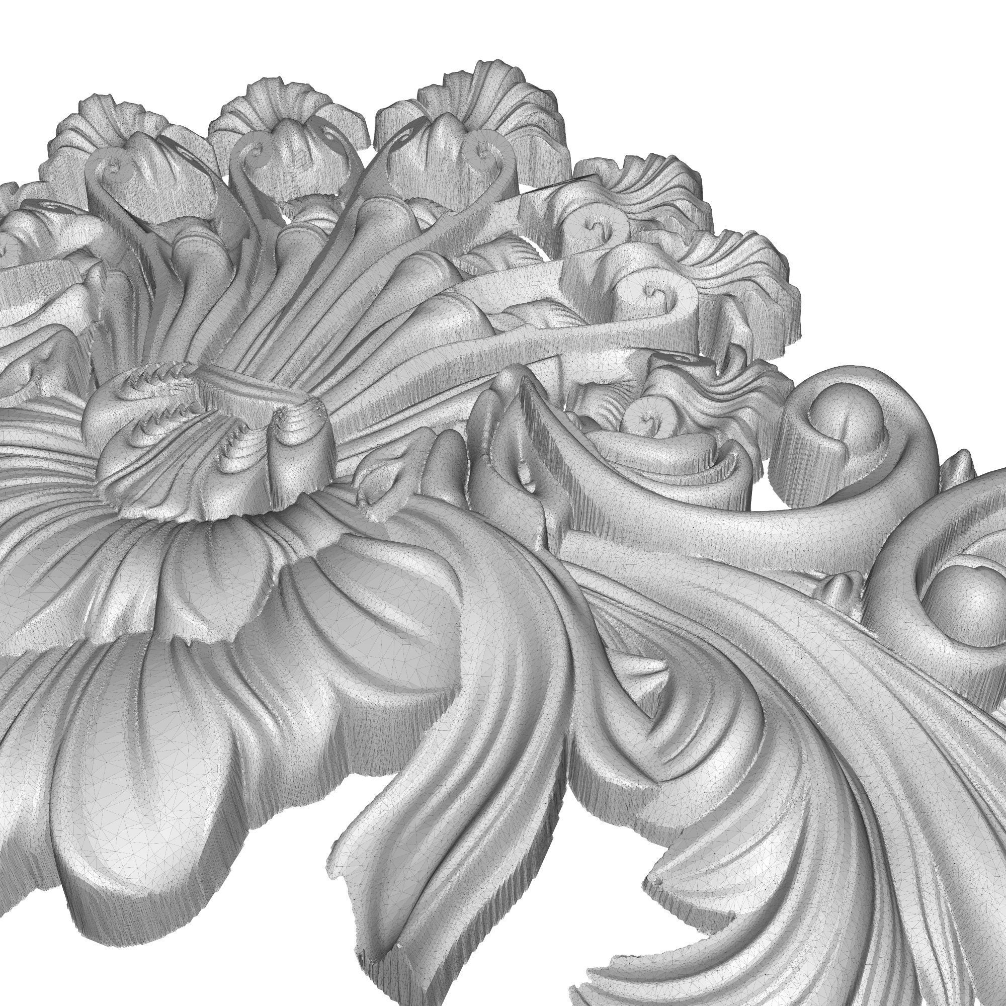 decorative pattern ready for 3D printing 3D model_8