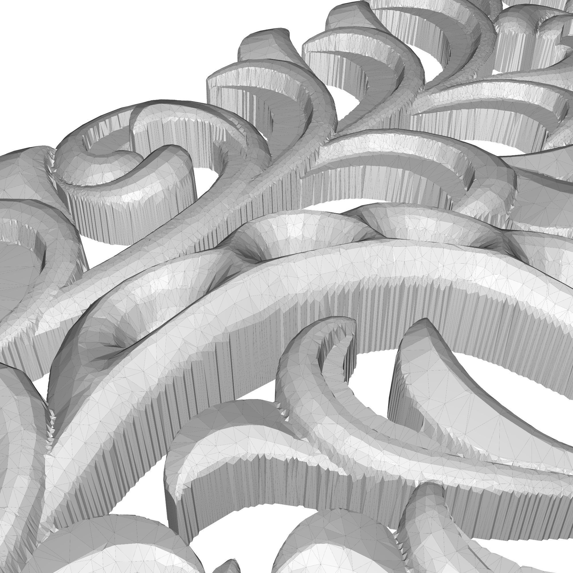 decorative pattern ready for 3D printing 3D model_10