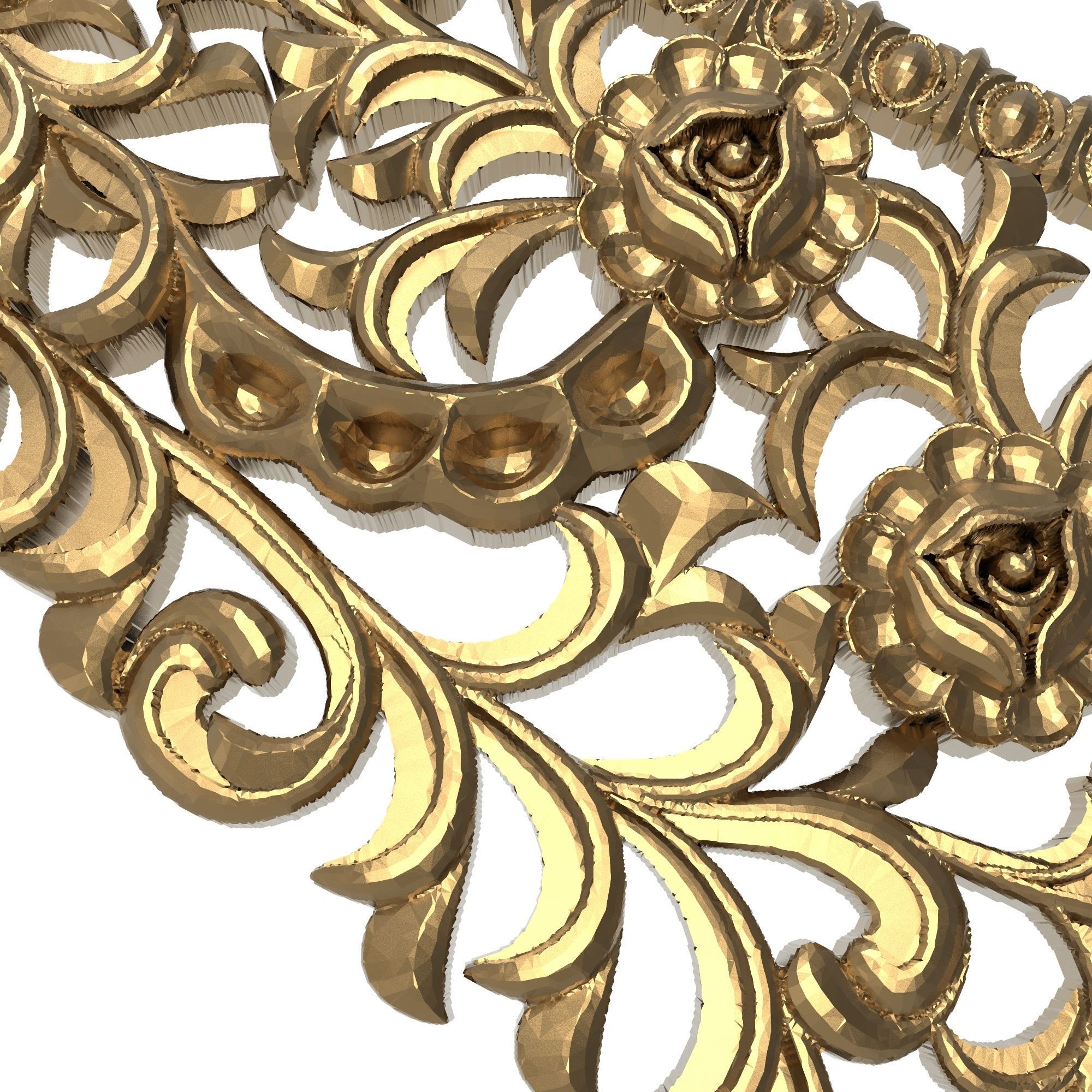 decorative pattern ready for 3D printing 3D model_7