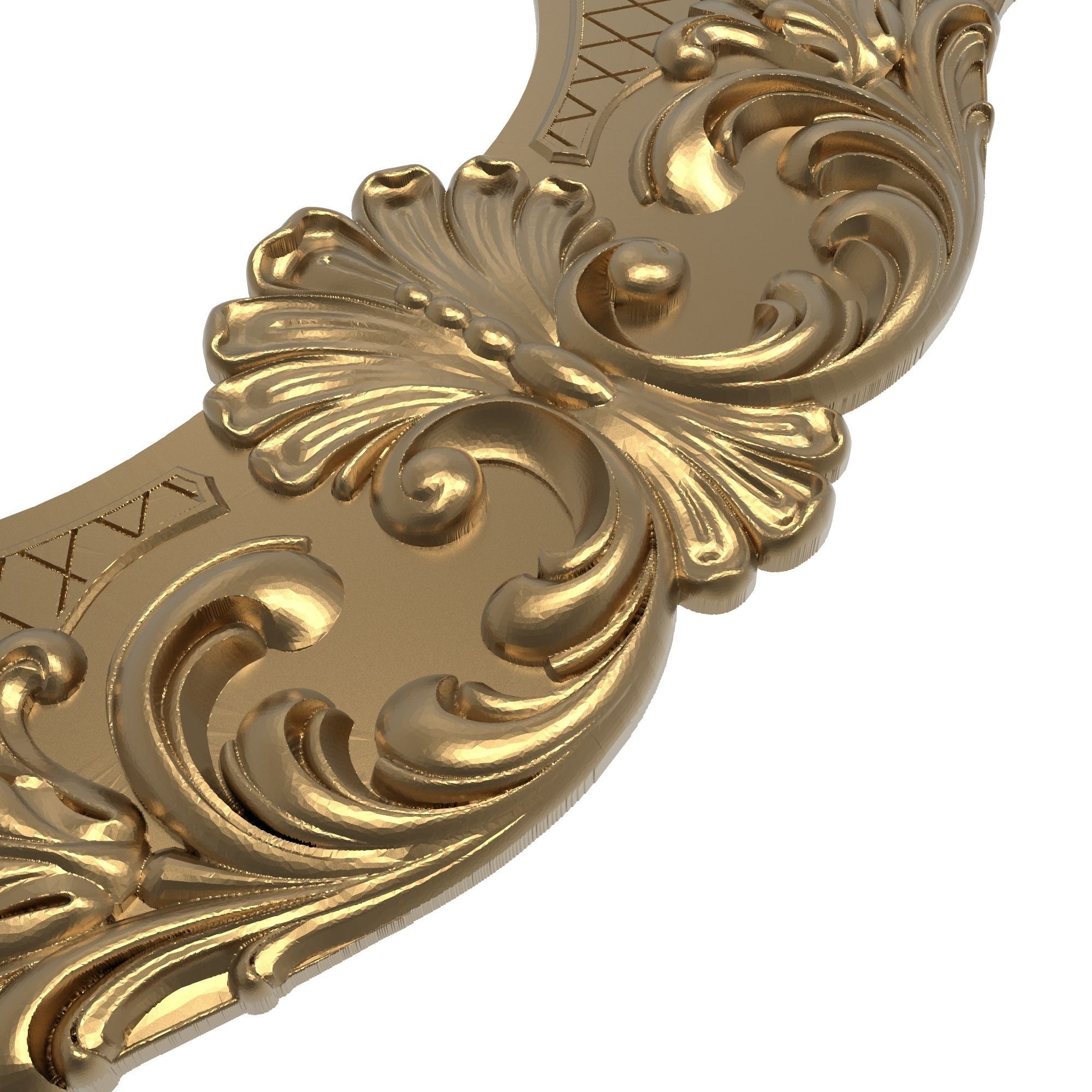 decorative pattern ready for 3D printing 3D model_5