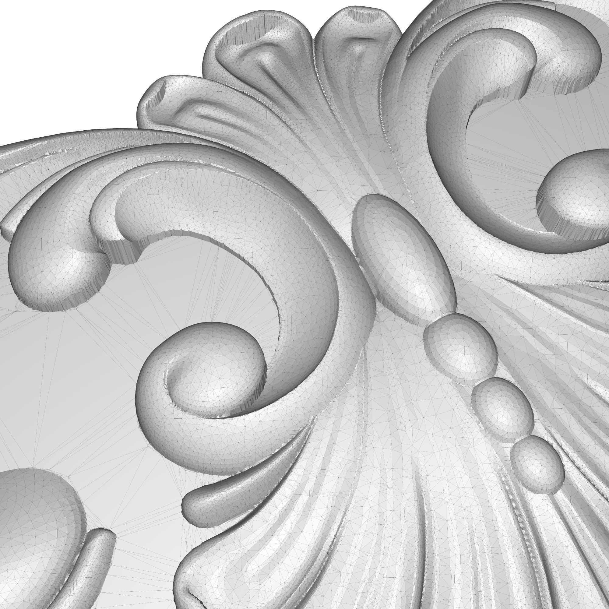 decorative pattern ready for 3D printing 3D model_8