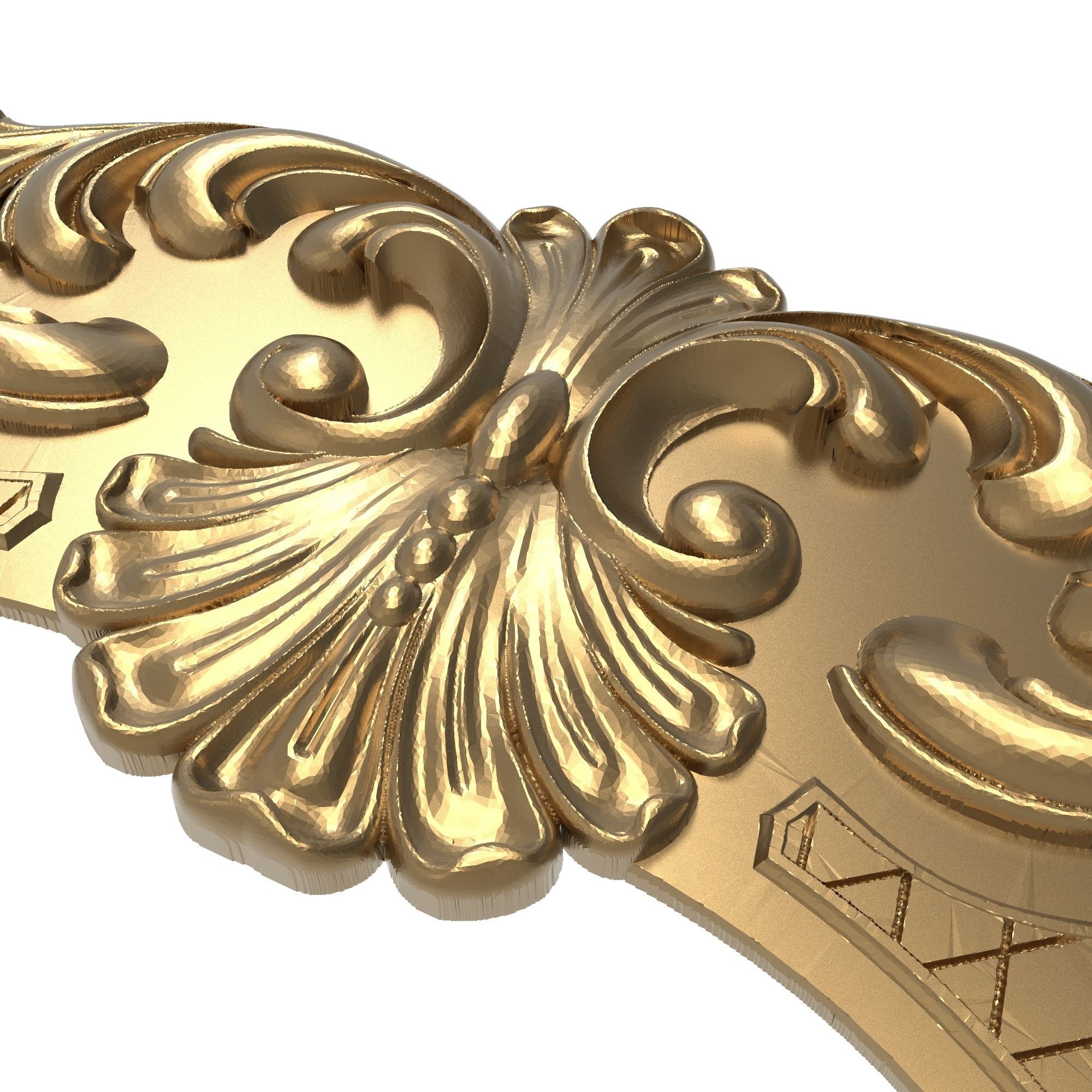 decorative pattern ready for 3D printing 3D model_3