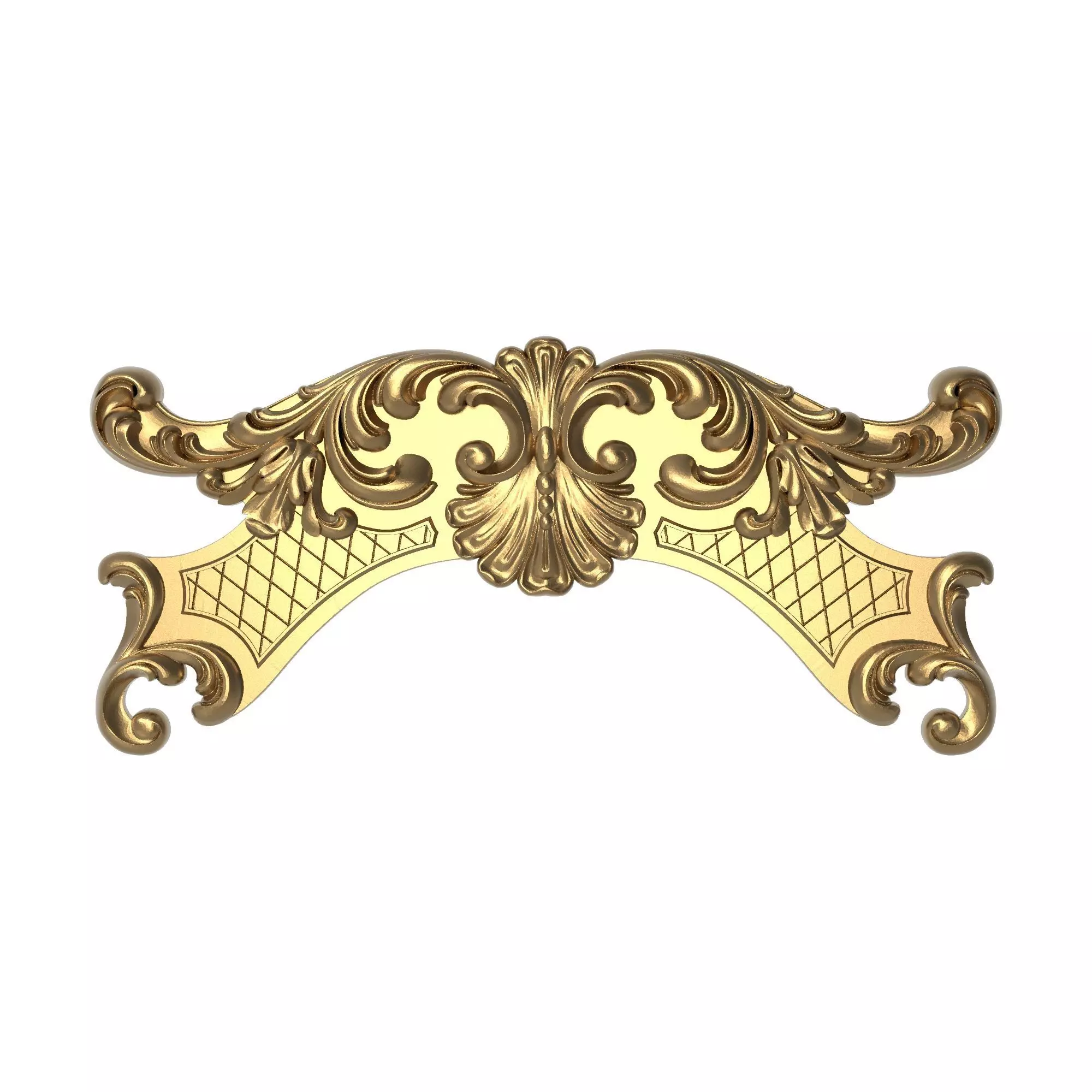 decorative pattern ready for 3D printing 3D model_0