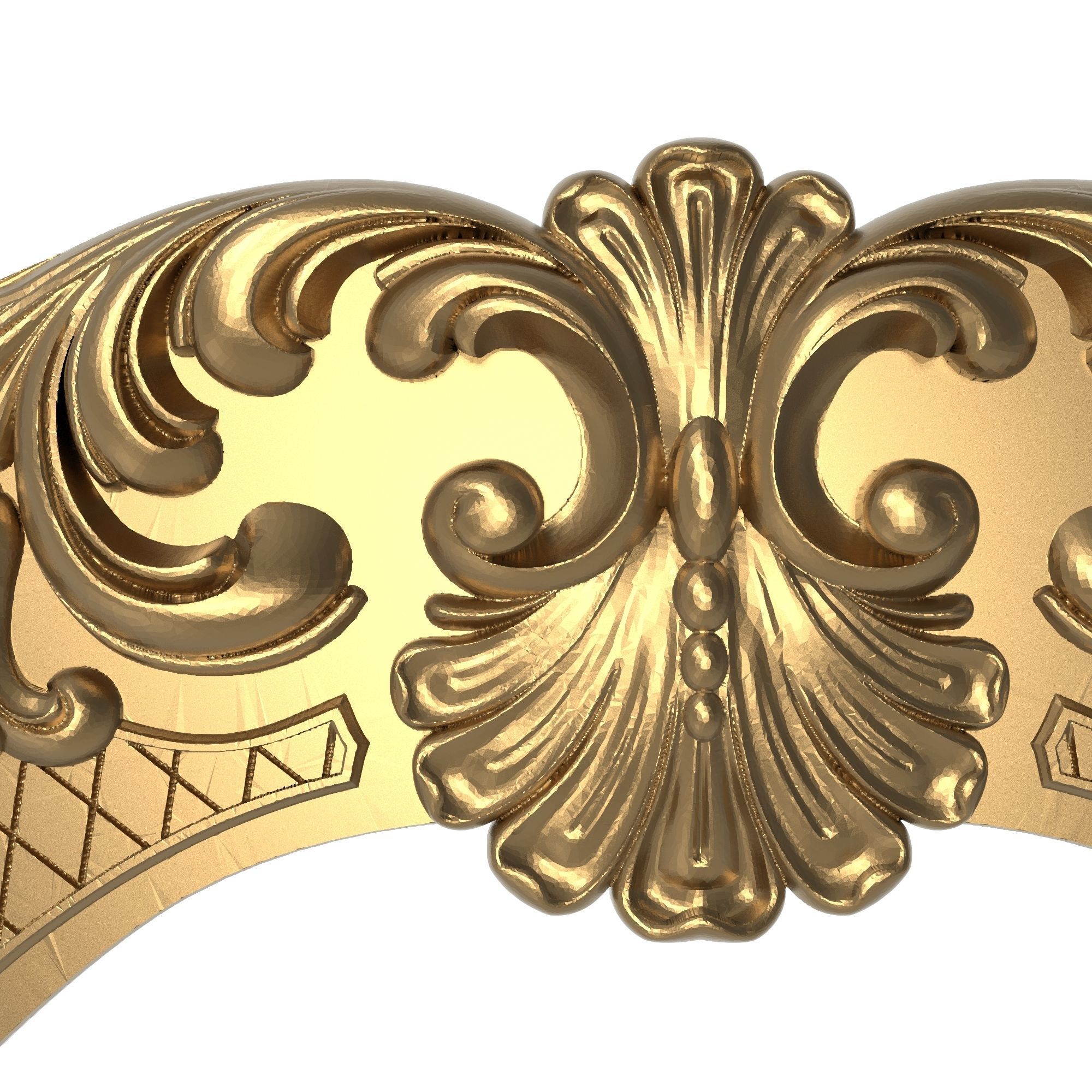 decorative pattern ready for 3D printing 3D model_2