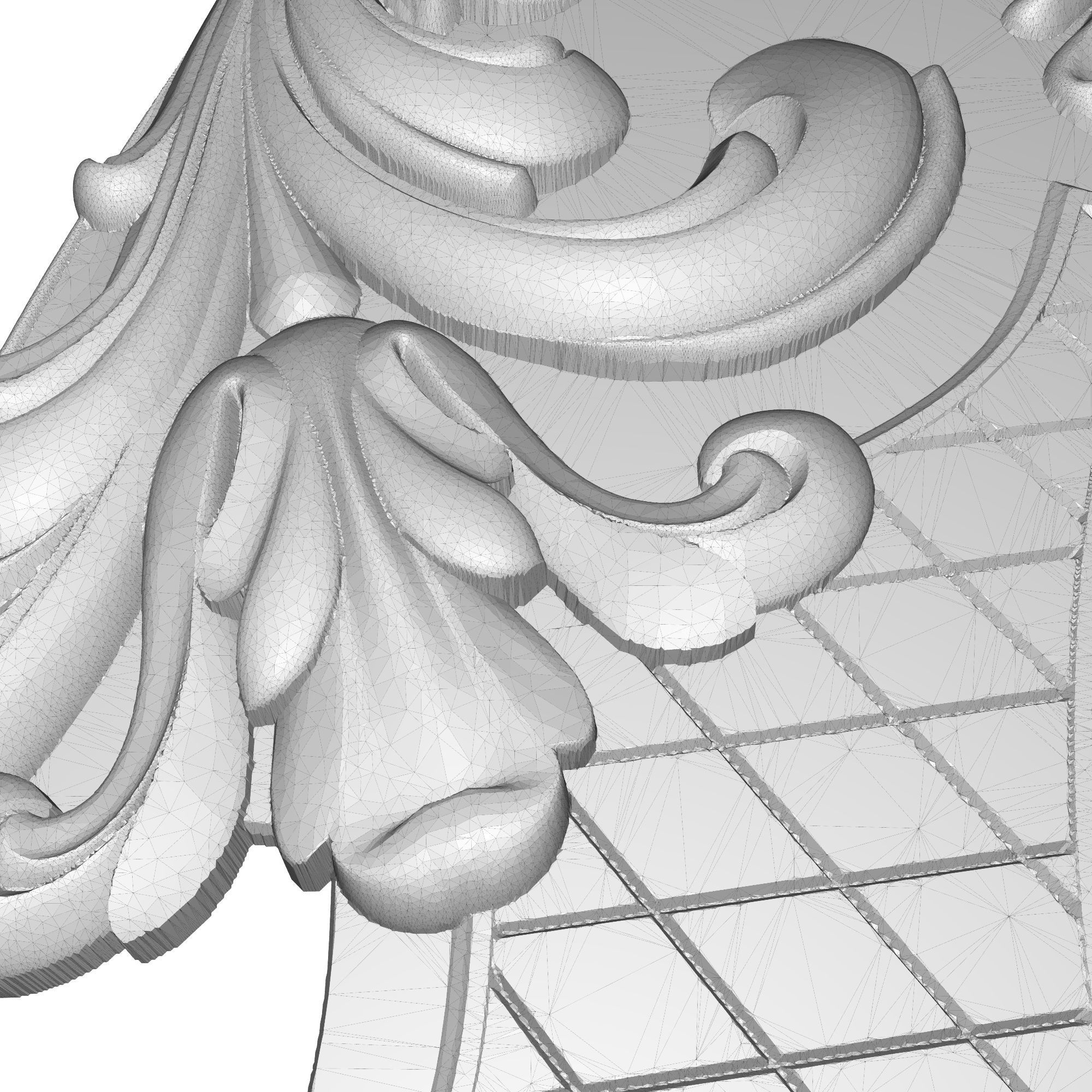 decorative pattern ready for 3D printing 3D model_7