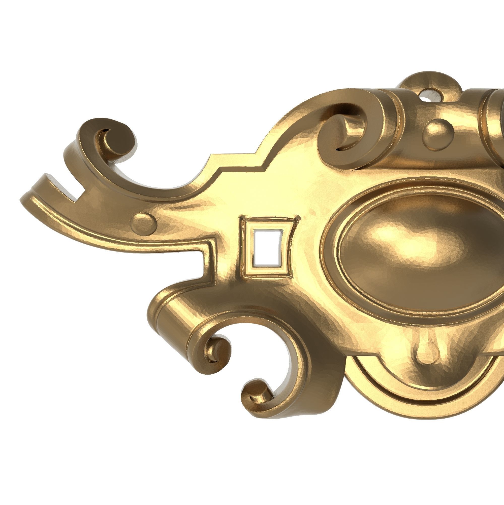 decorative pattern ready for 3D printing 3D model_1