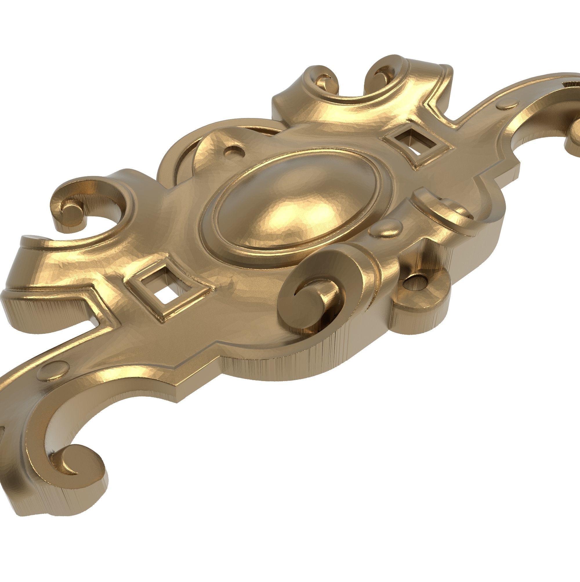 decorative pattern ready for 3D printing 3D model_5