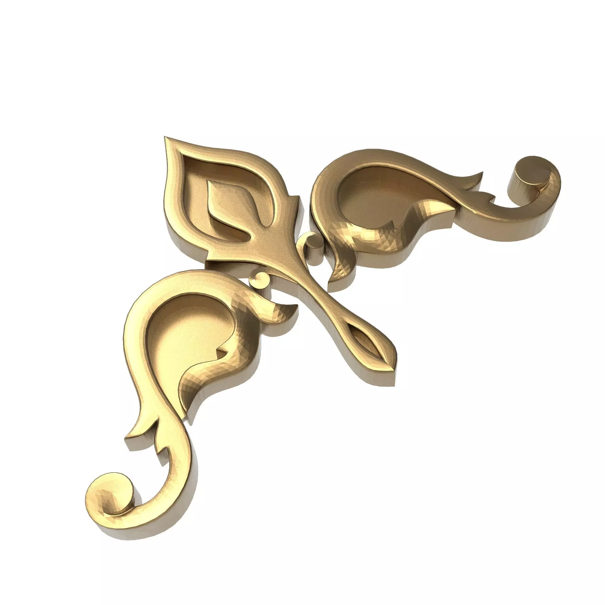 decorative pattern ready for 3D printing 3D model_0