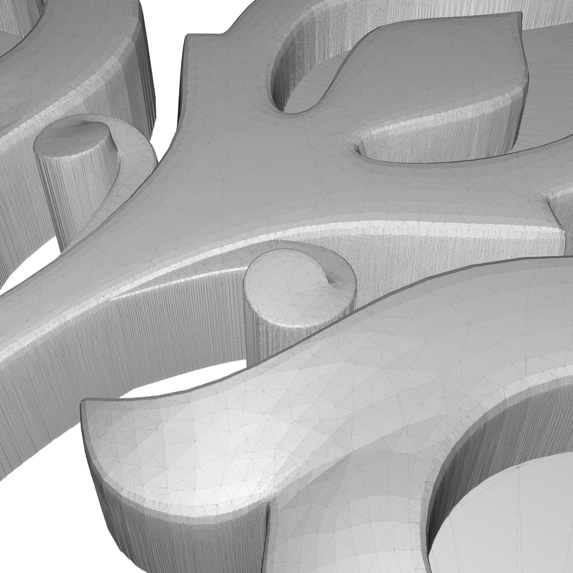 decorative pattern ready for 3D printing 3D model_7