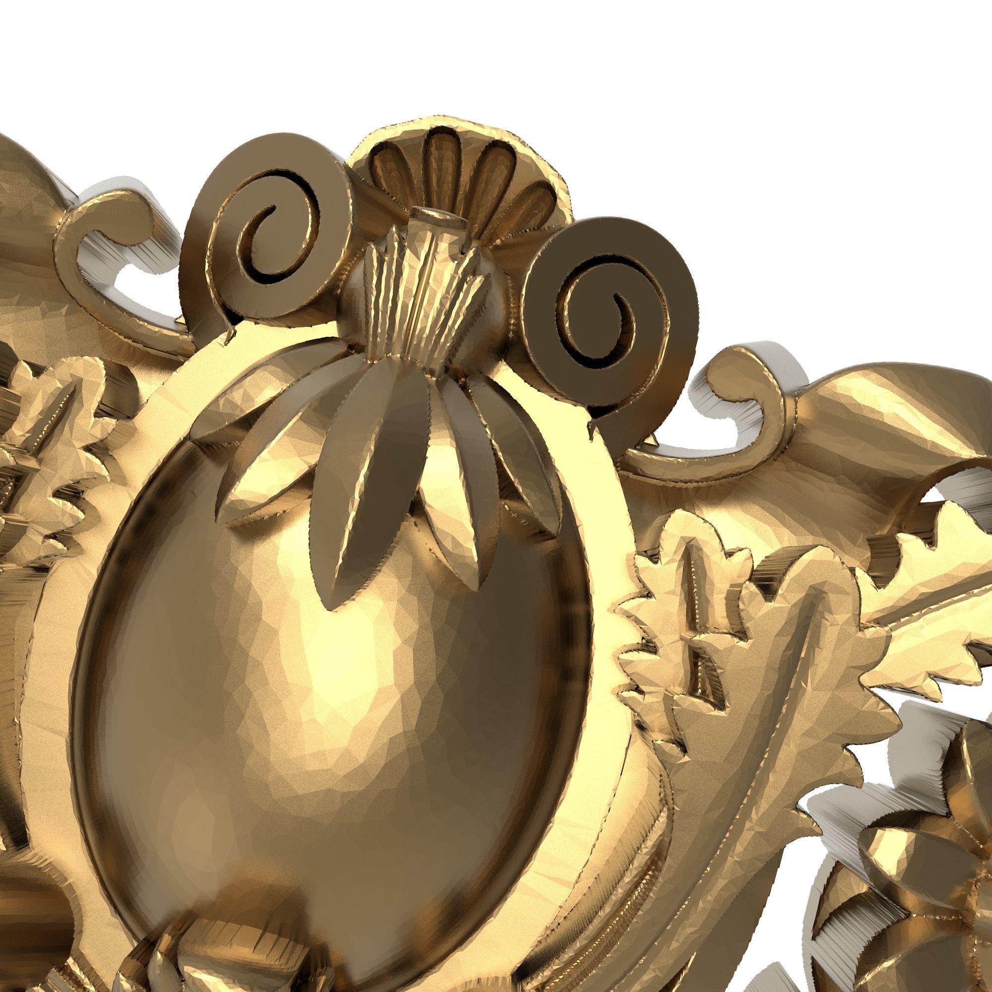 decorative pattern ready for 3D printing 3D model_5