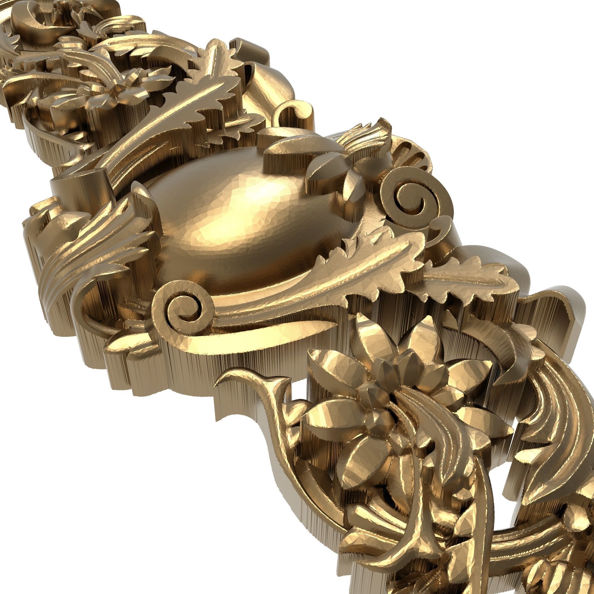 decorative pattern ready for 3D printing 3D model_3