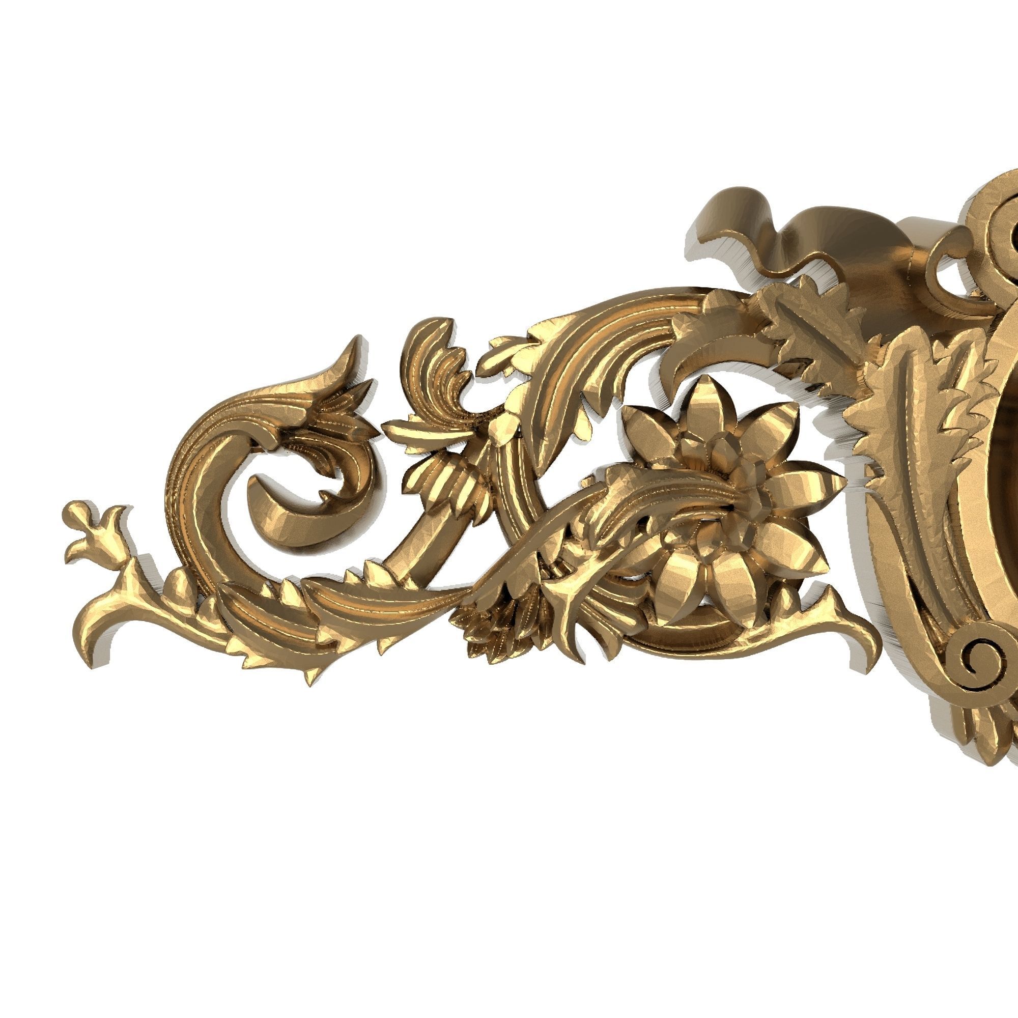 decorative pattern ready for 3D printing 3D model_1