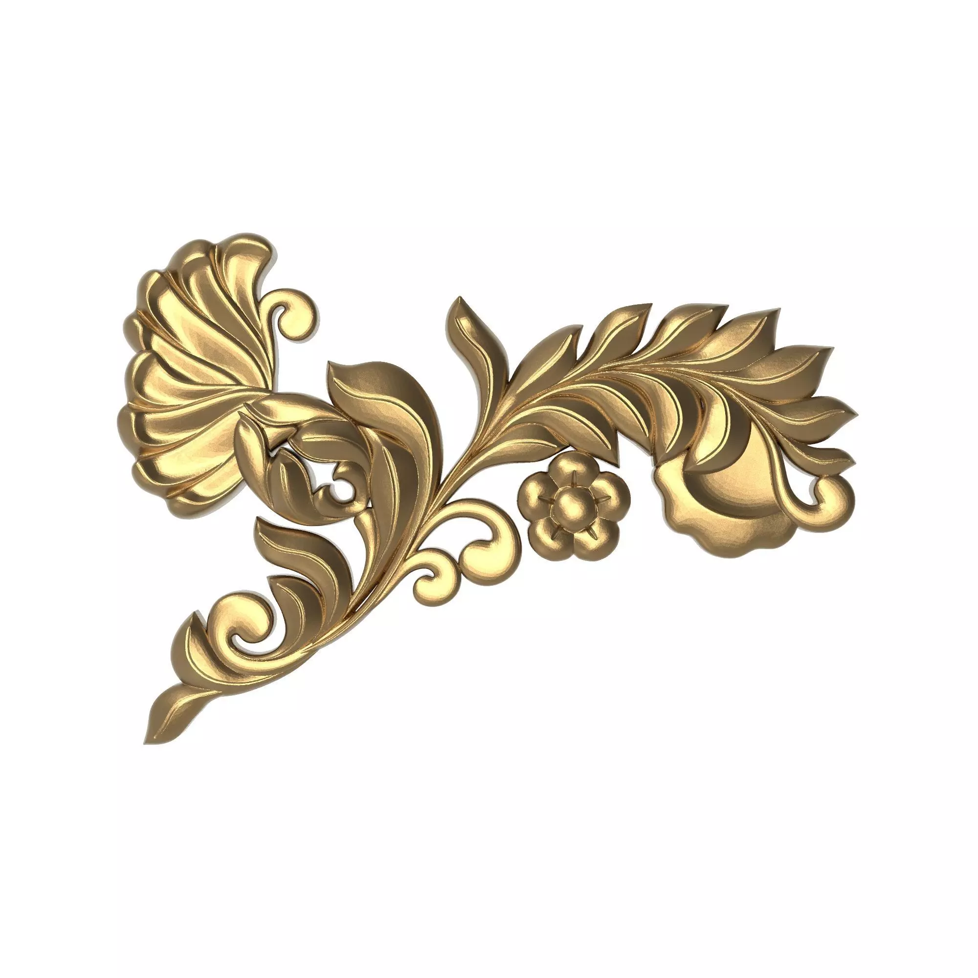 decorative pattern ready for 3D printing 3D model
