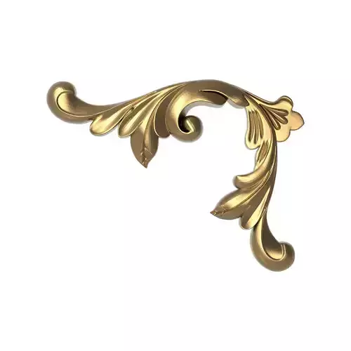 decorative pattern ready for 3D printing 3D model