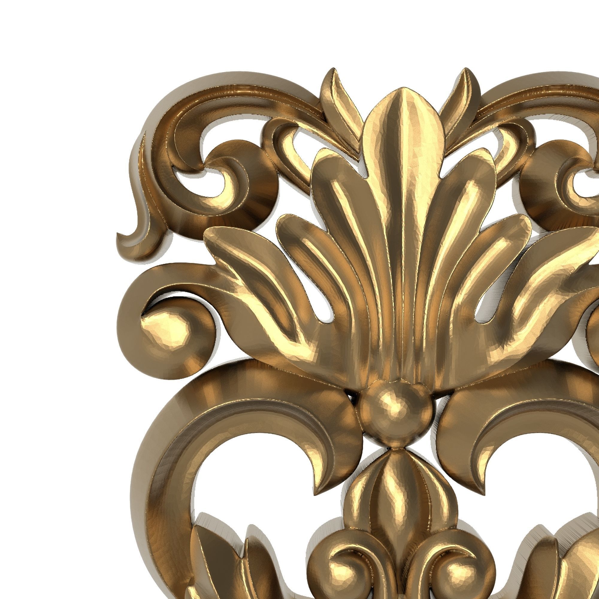 decorative pattern ready for 3D printing 3D model_1