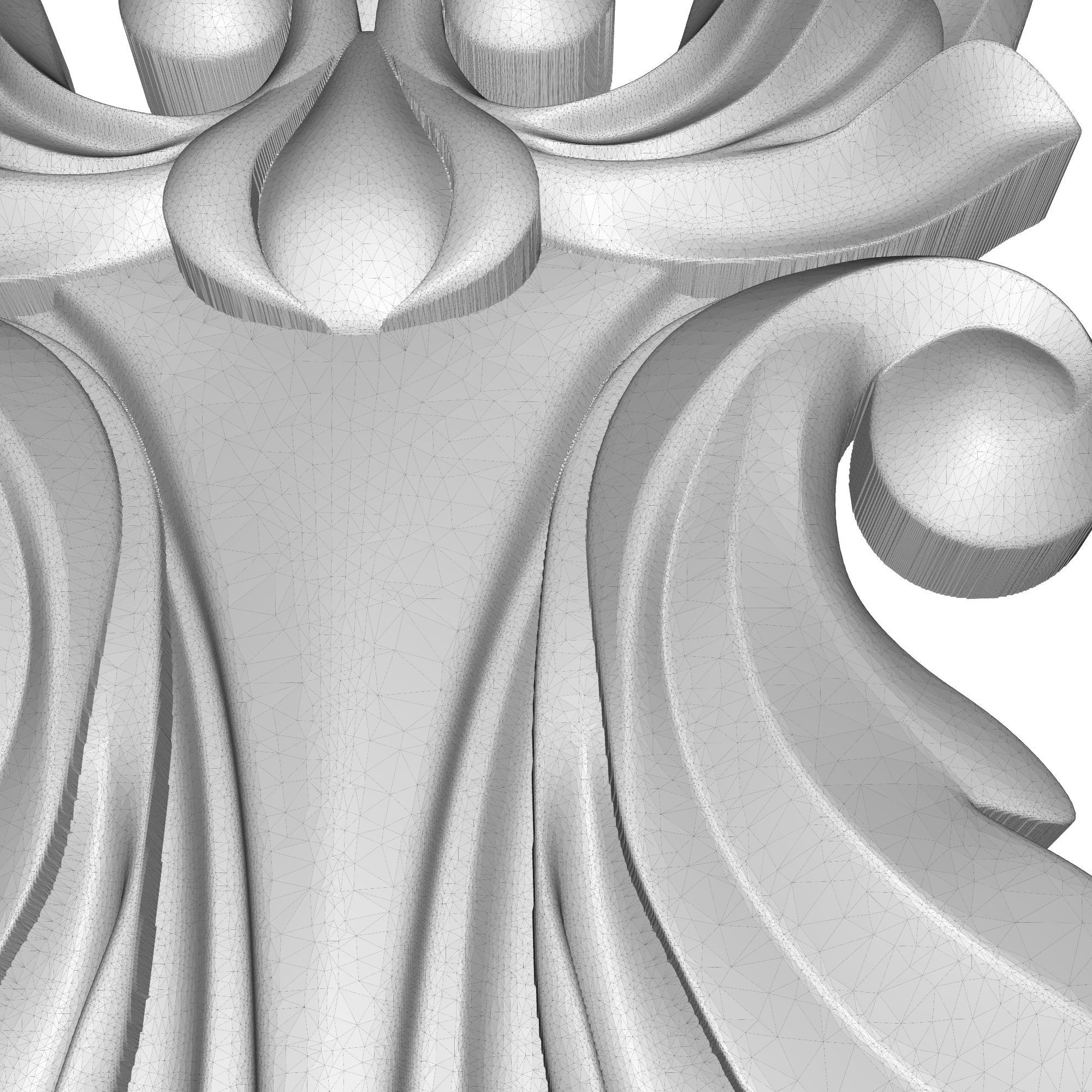 decorative pattern ready for 3D printing 3D model_7