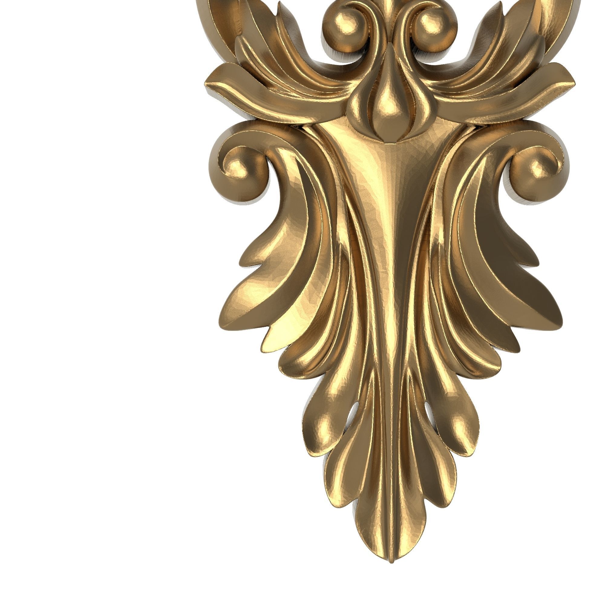 decorative pattern ready for 3D printing 3D model_2