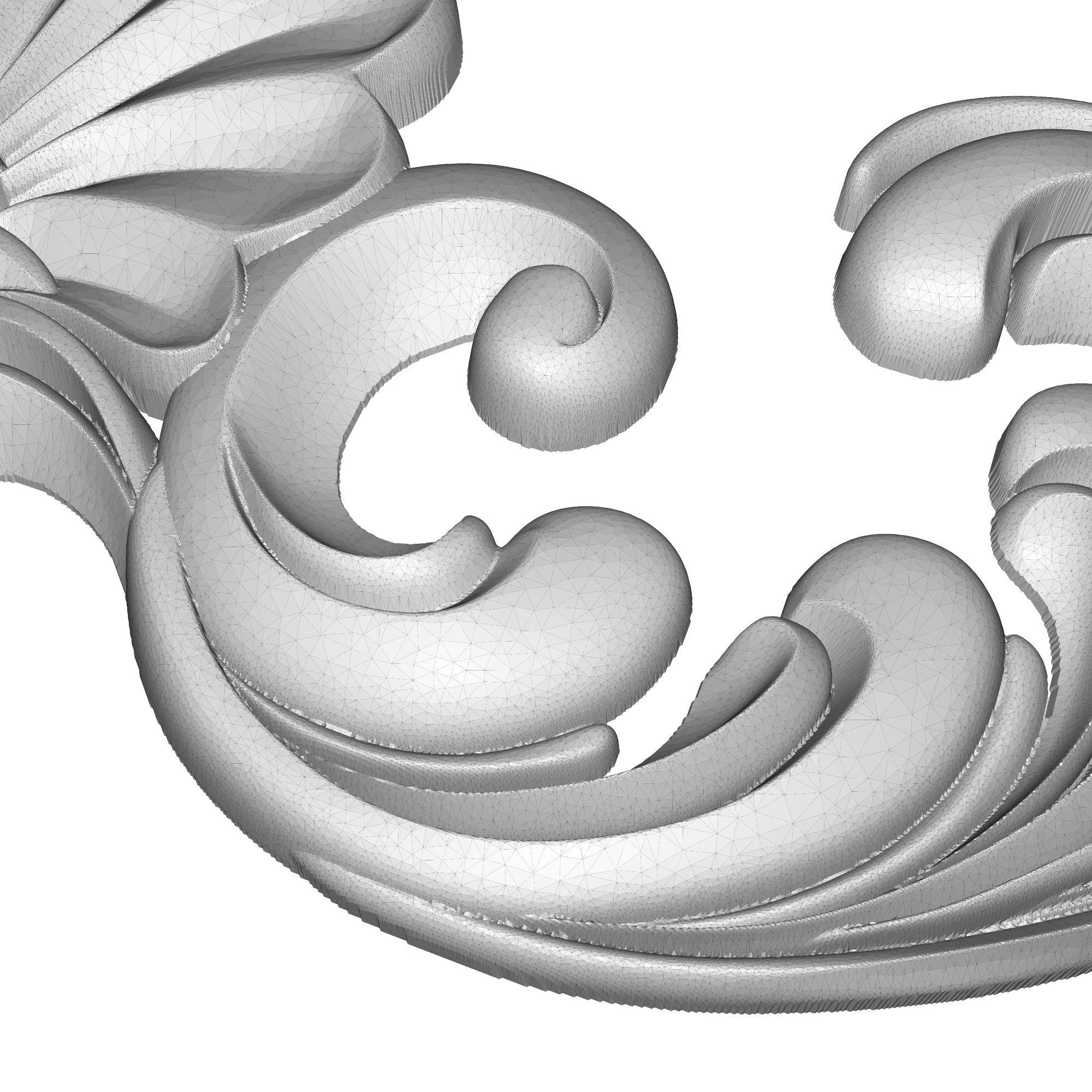 decorative pattern ready for 3D printing 3D model_6
