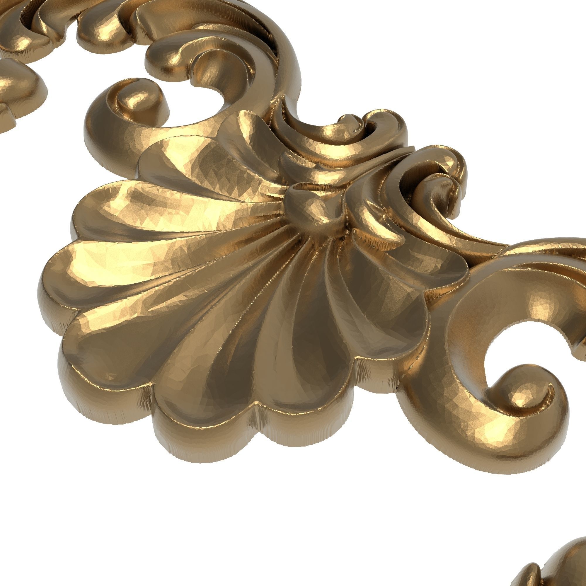 decorative pattern ready for 3D printing 3D model_4