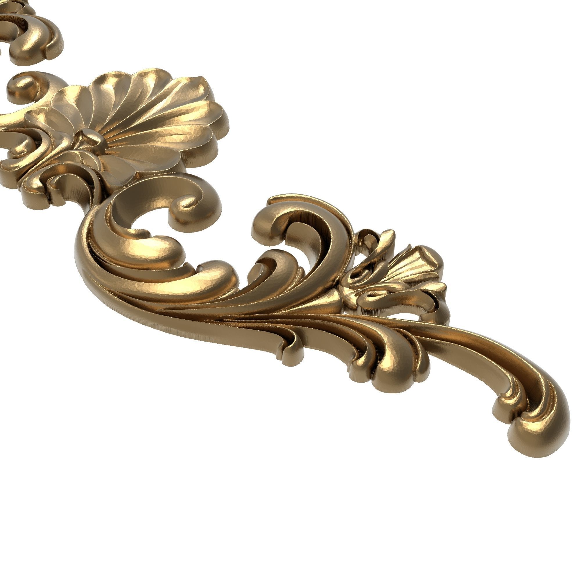 decorative pattern ready for 3D printing 3D model_2