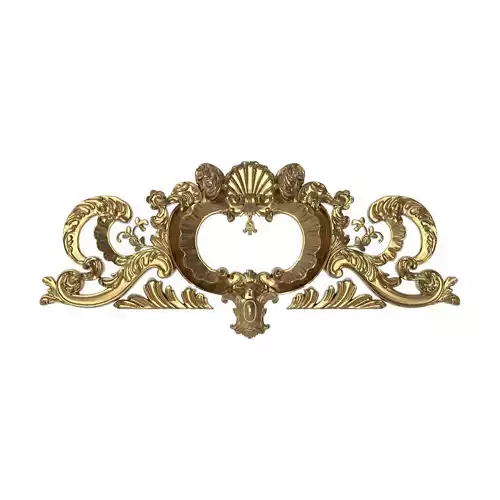 decorative pattern ready for 3D printing 3D model