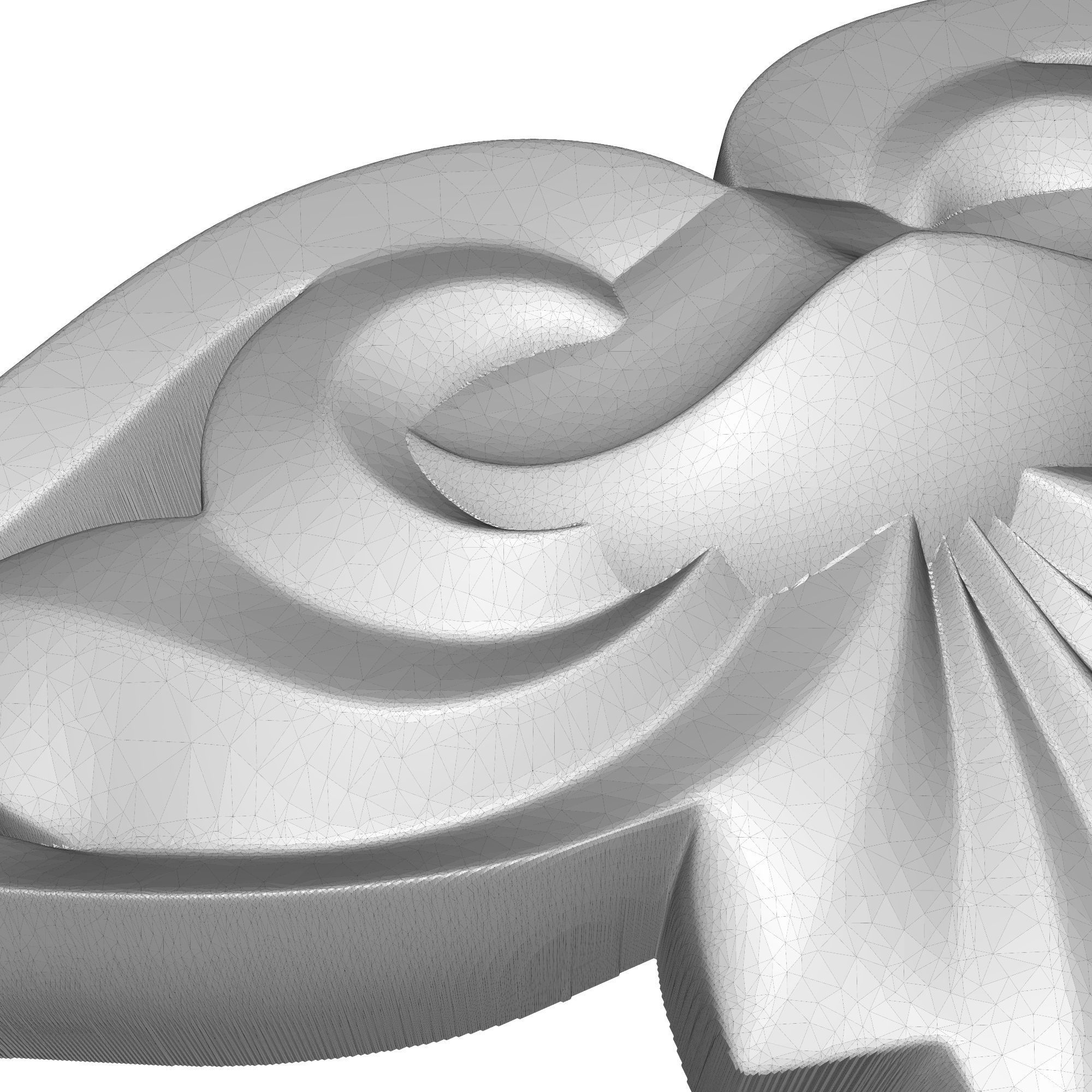 decorative pattern ready for 3D printing 3D model_6