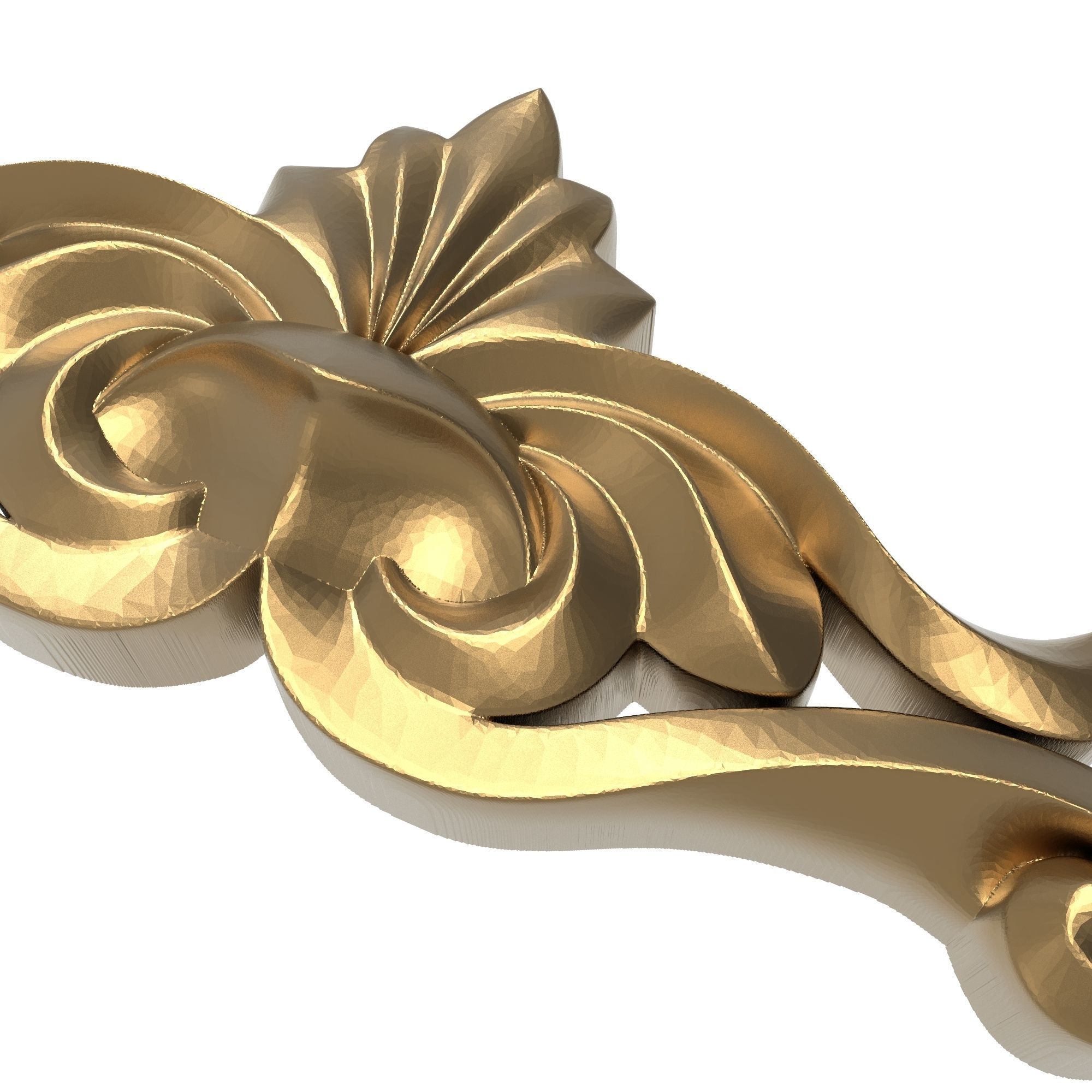 decorative pattern ready for 3D printing 3D model_4