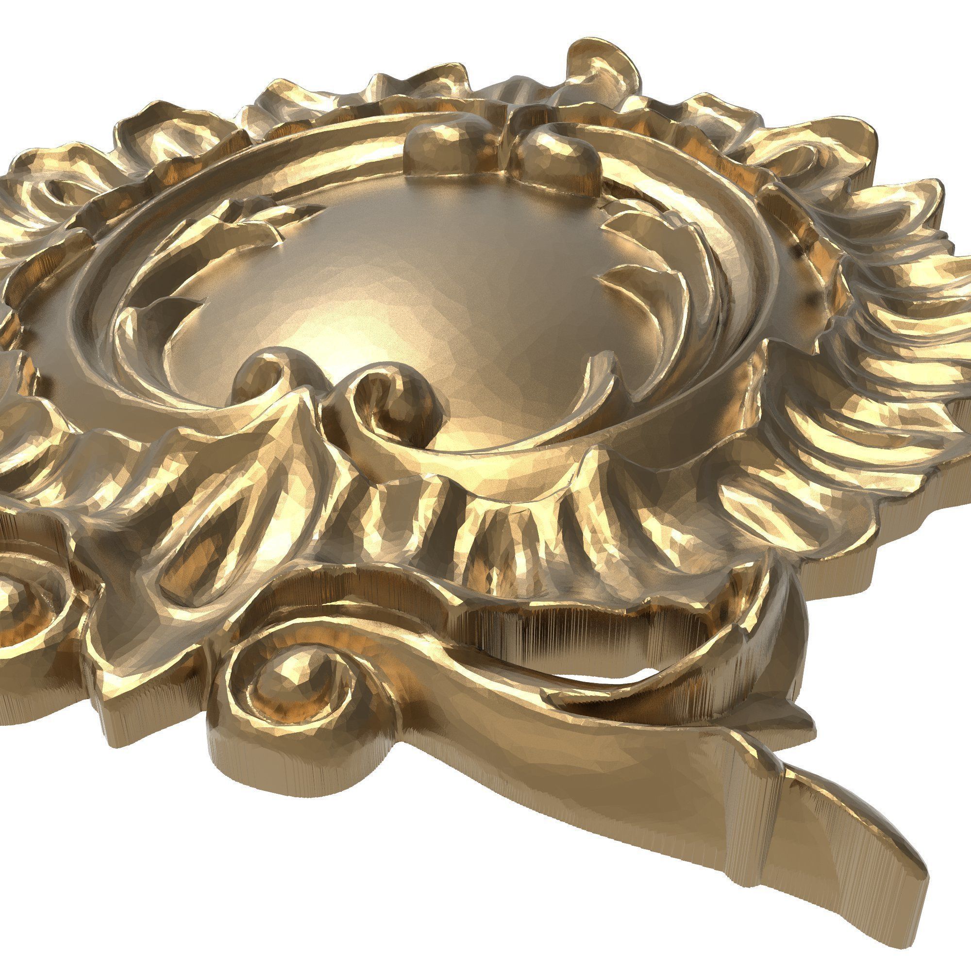 decorative pattern ready for 3D printing 3D model_3