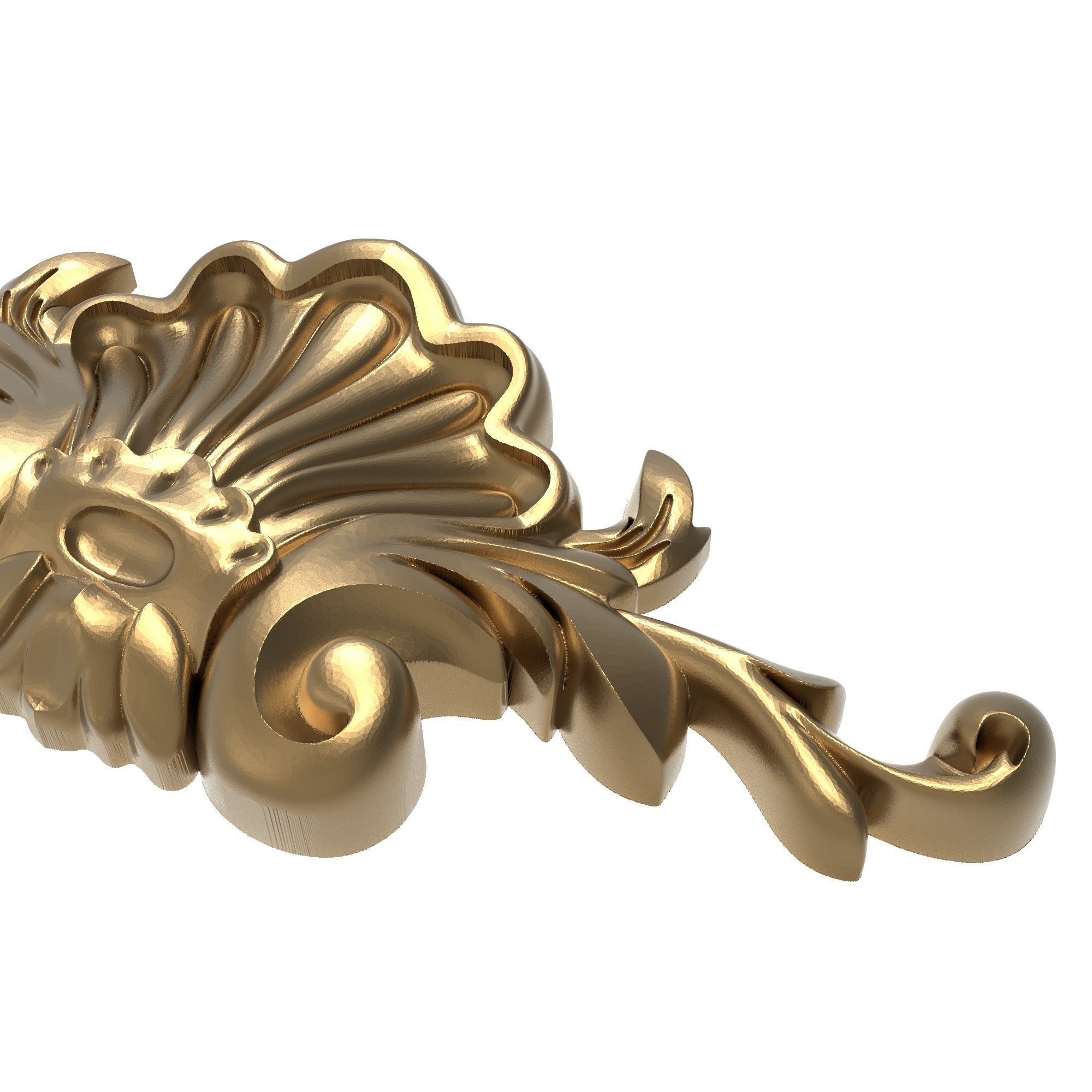 decorative pattern ready for 3D printing 3D model_3