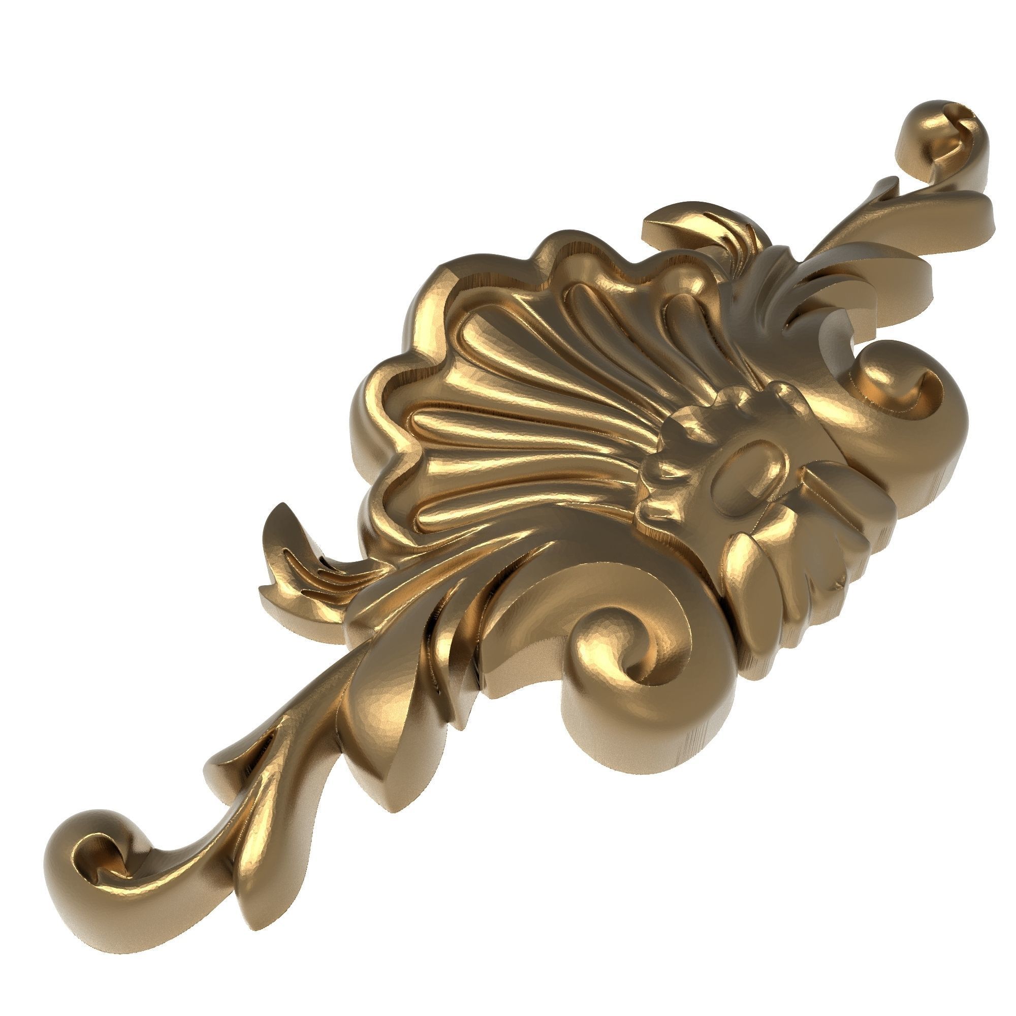 decorative pattern ready for 3D printing 3D model_6