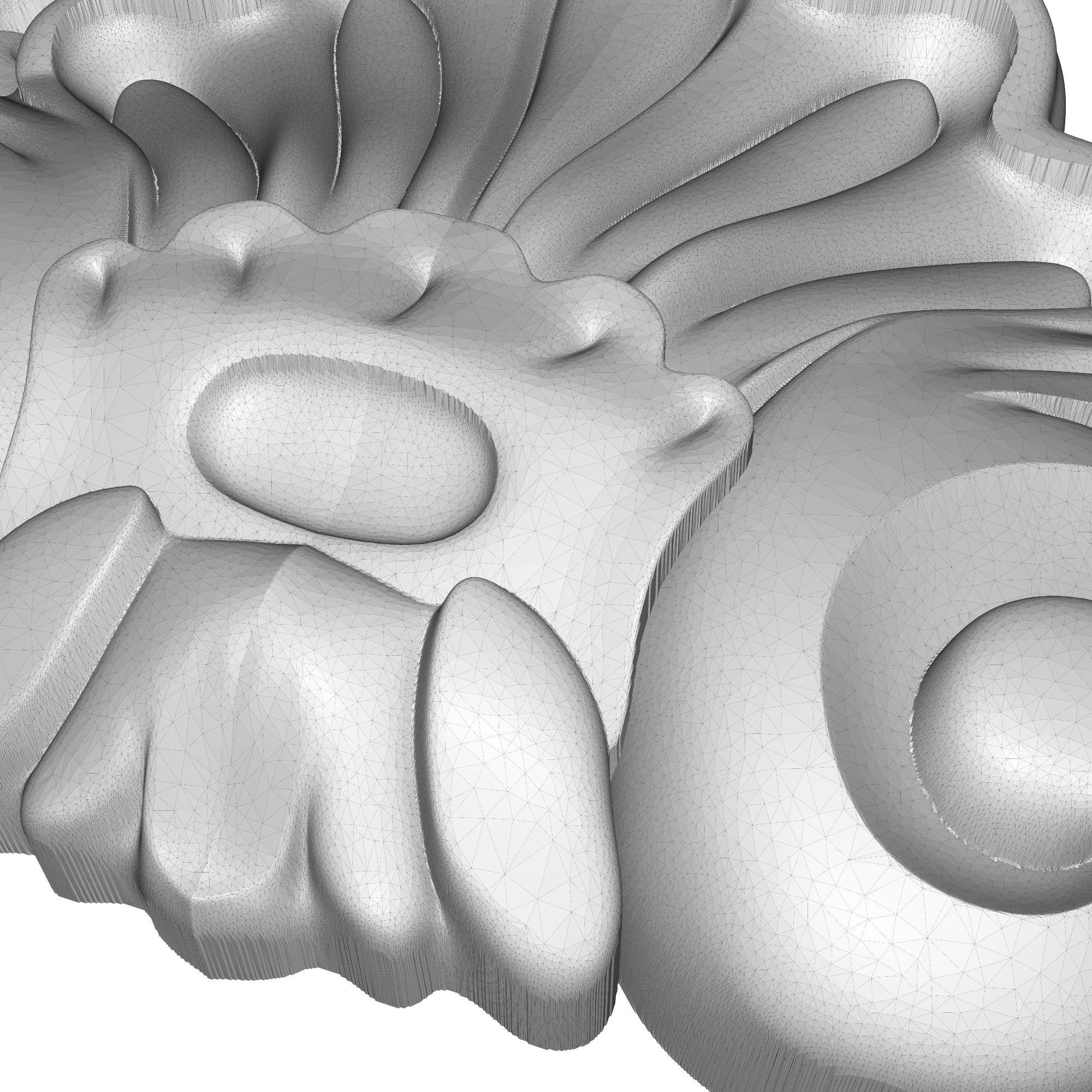 decorative pattern ready for 3D printing 3D model_8