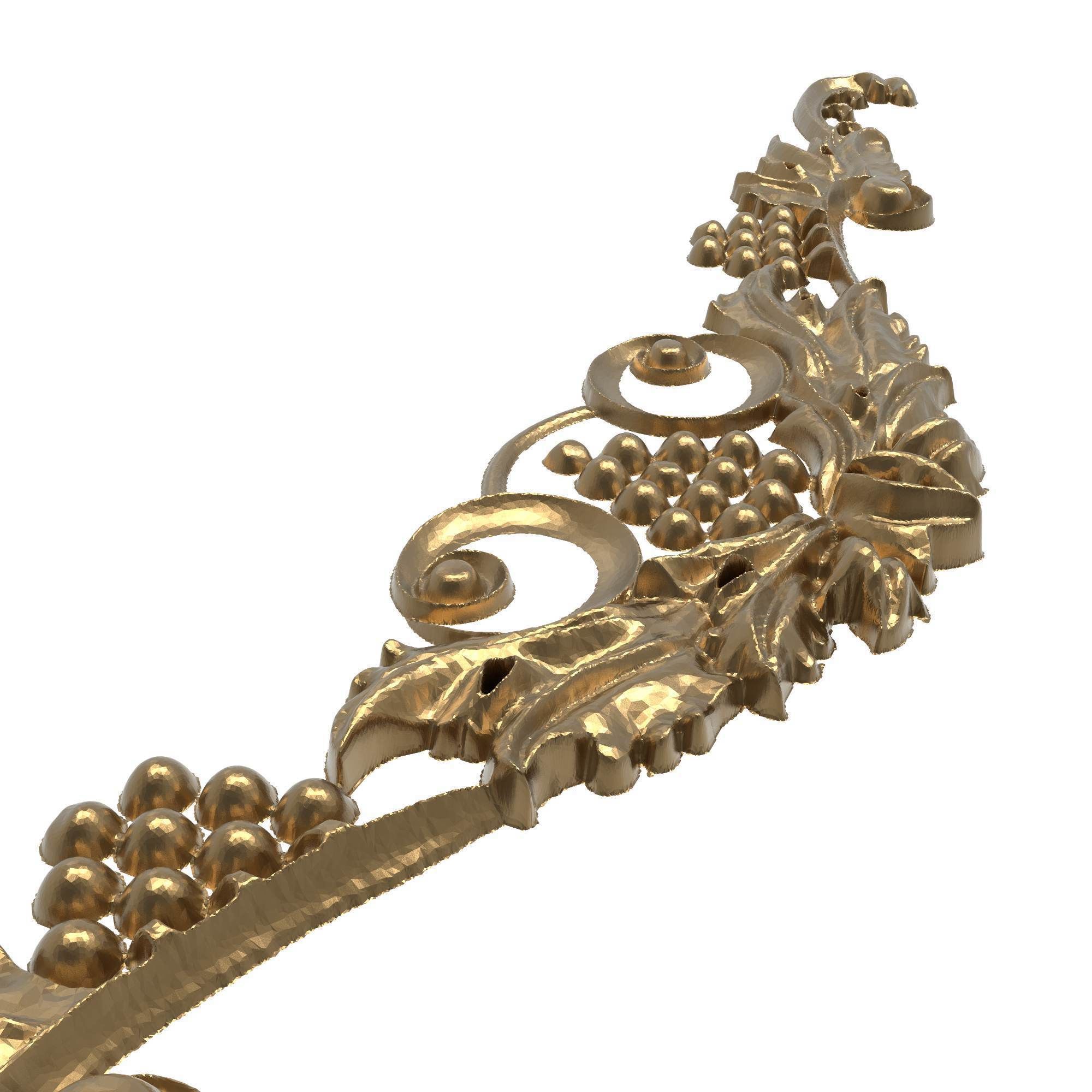 decorative pattern ready for 3D printing 3D model_3