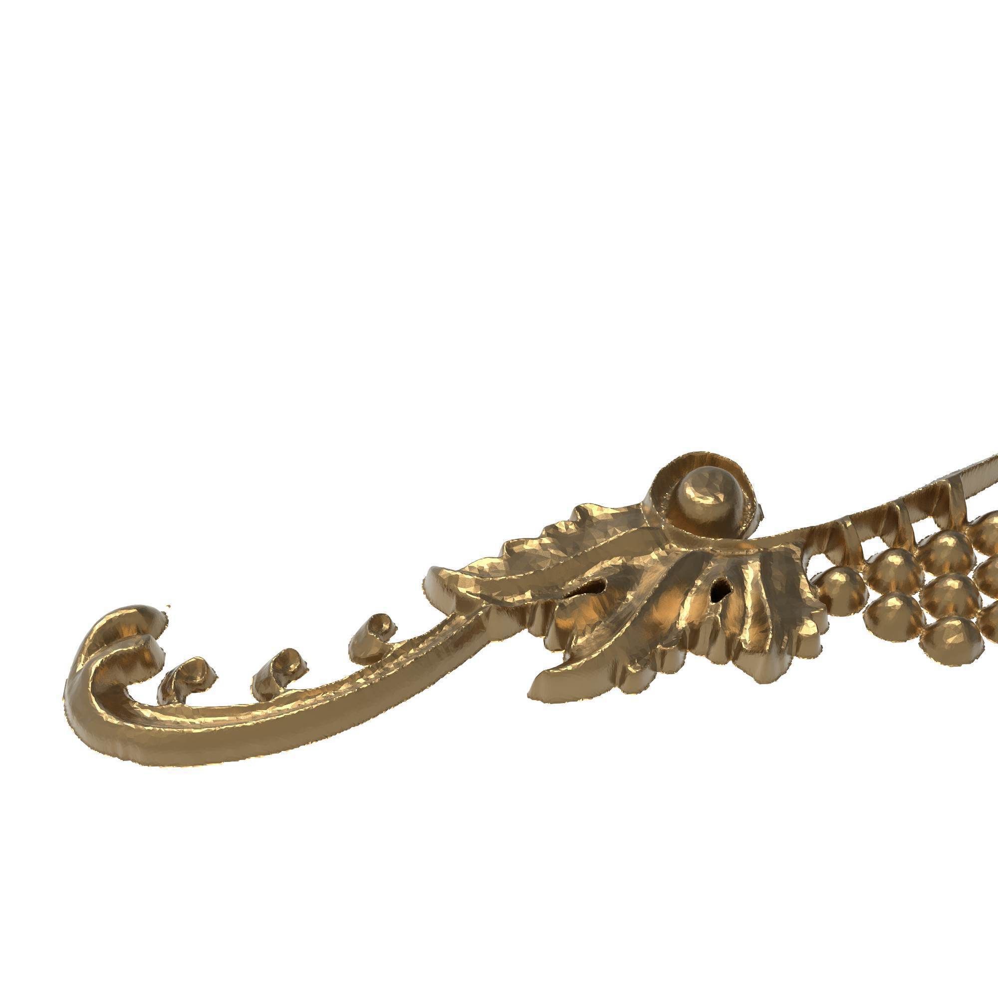 decorative pattern ready for 3D printing 3D model_1