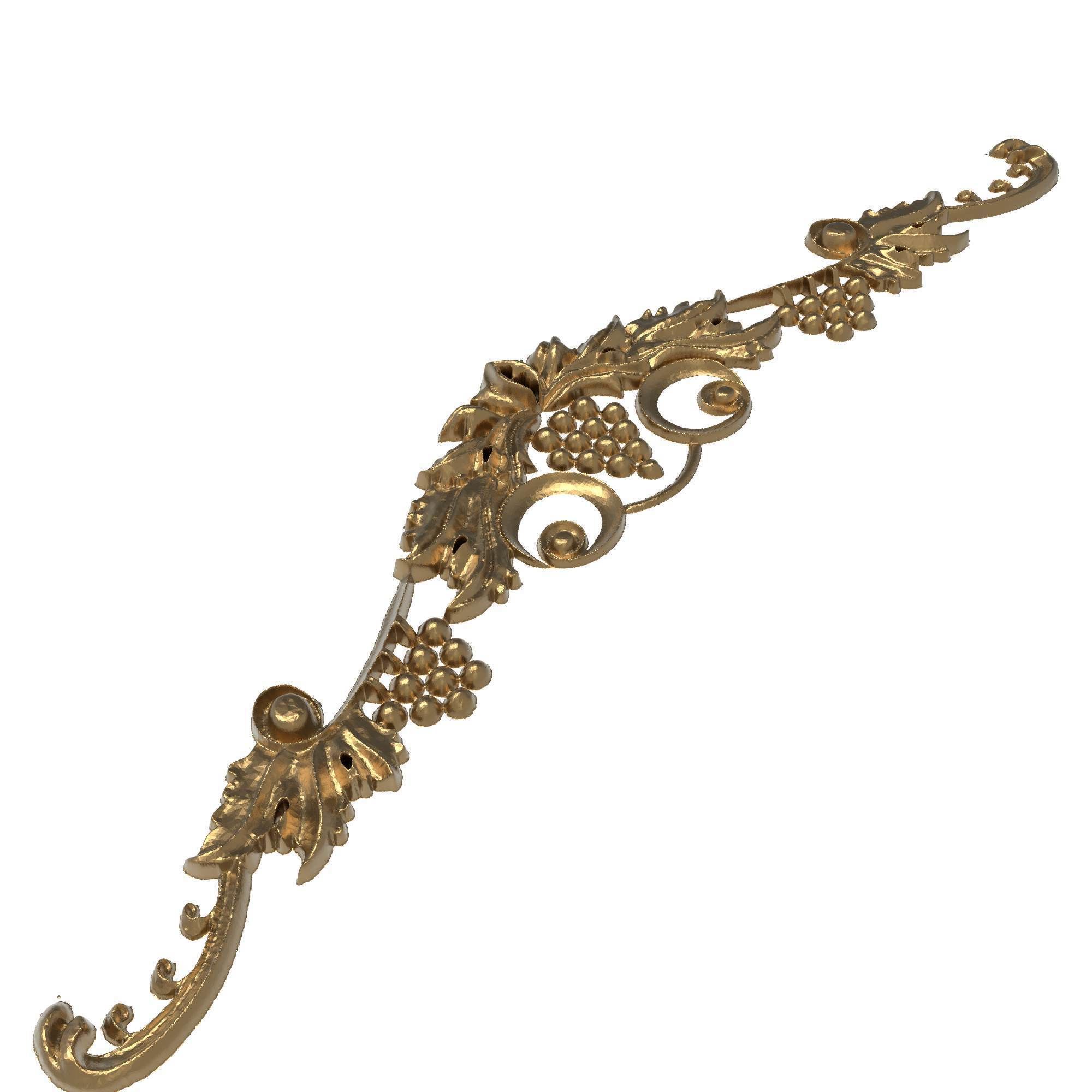 decorative pattern ready for 3D printing 3D model_5