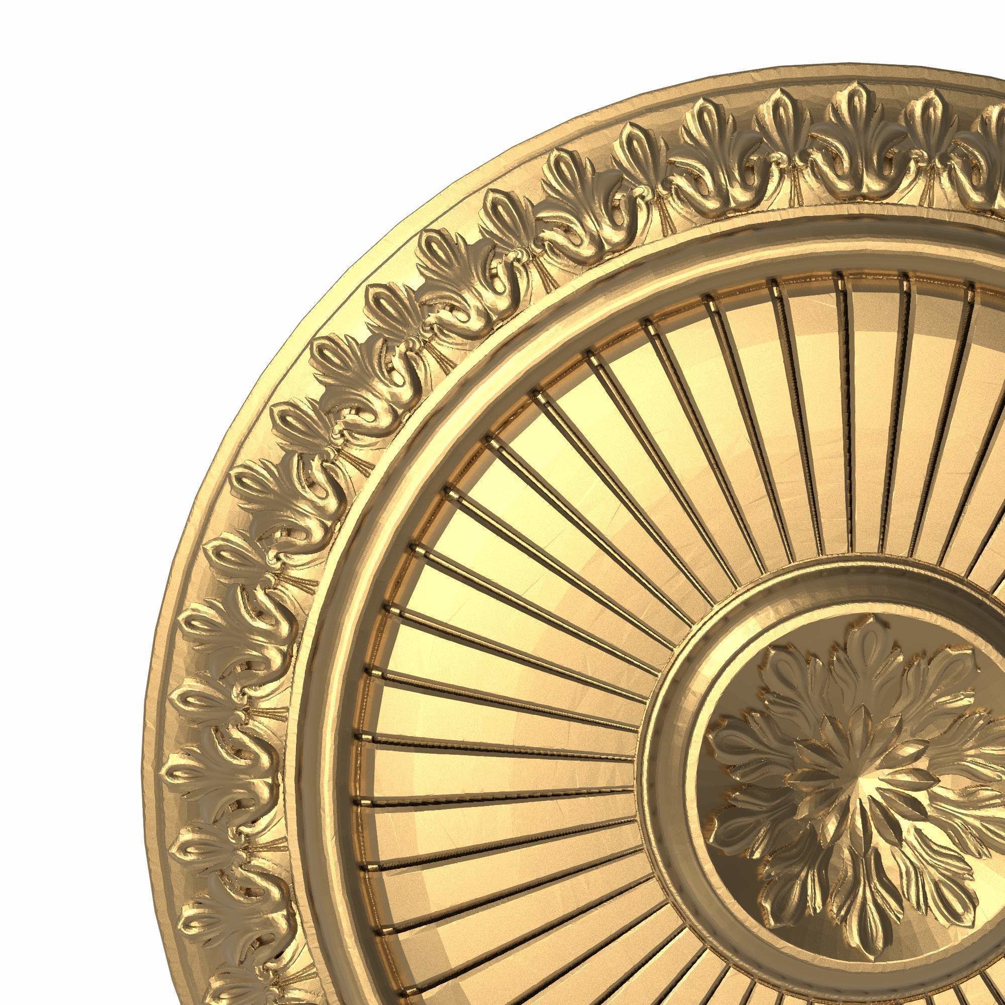 decorative pattern ready for 3D printing 3D model_1