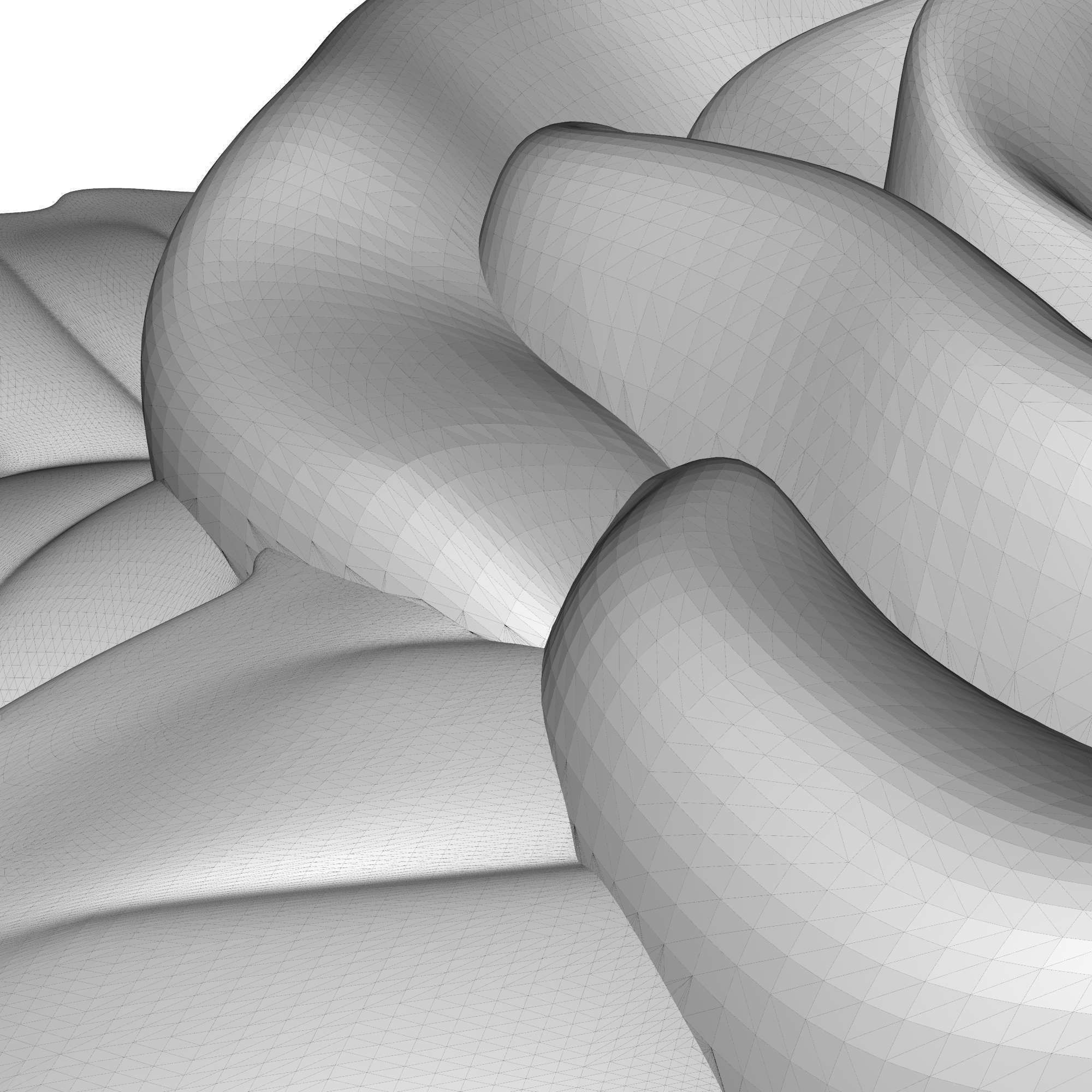 decorative pattern ready for 3D printing 3D model_6