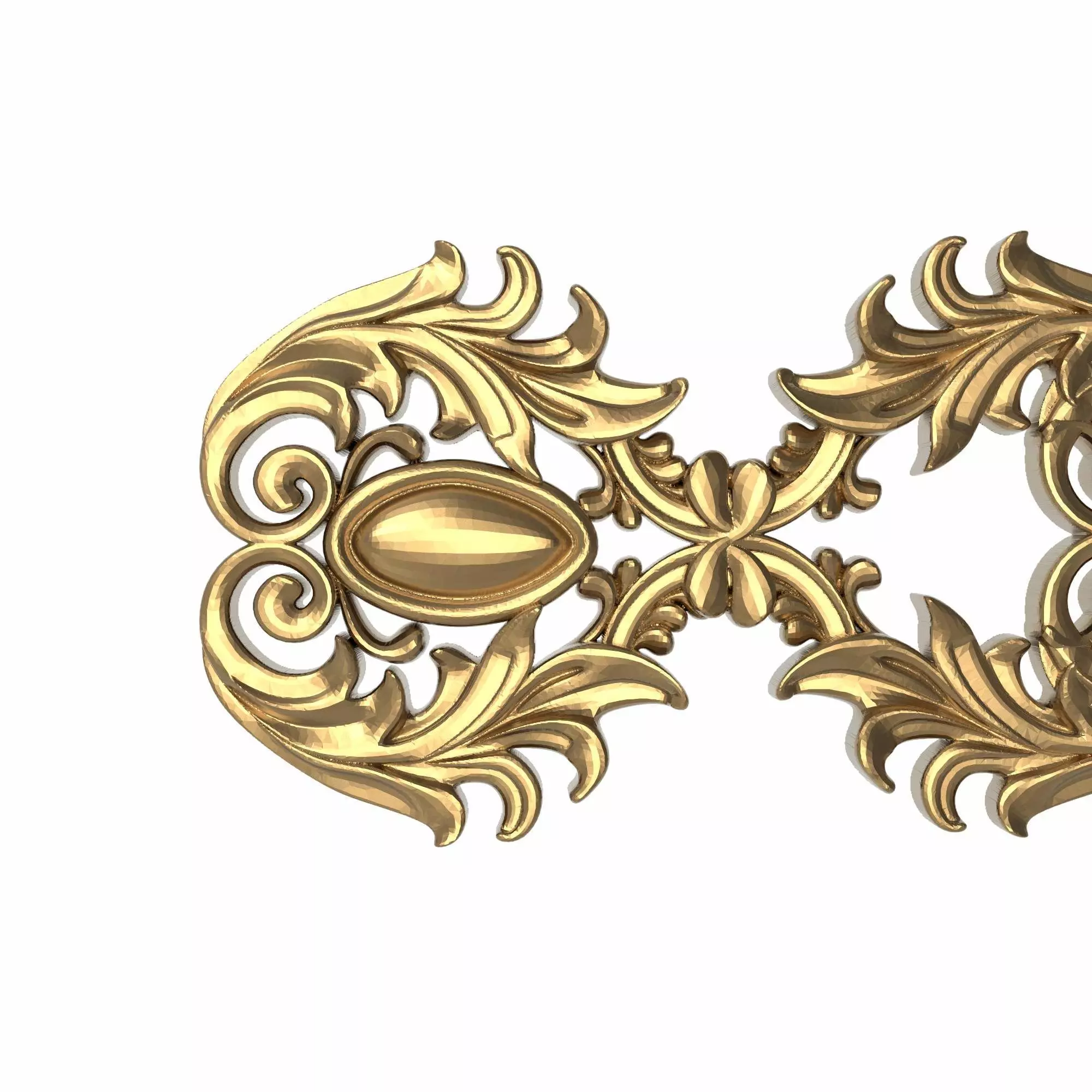 decorative pattern ready for 3D printing 3D model_0