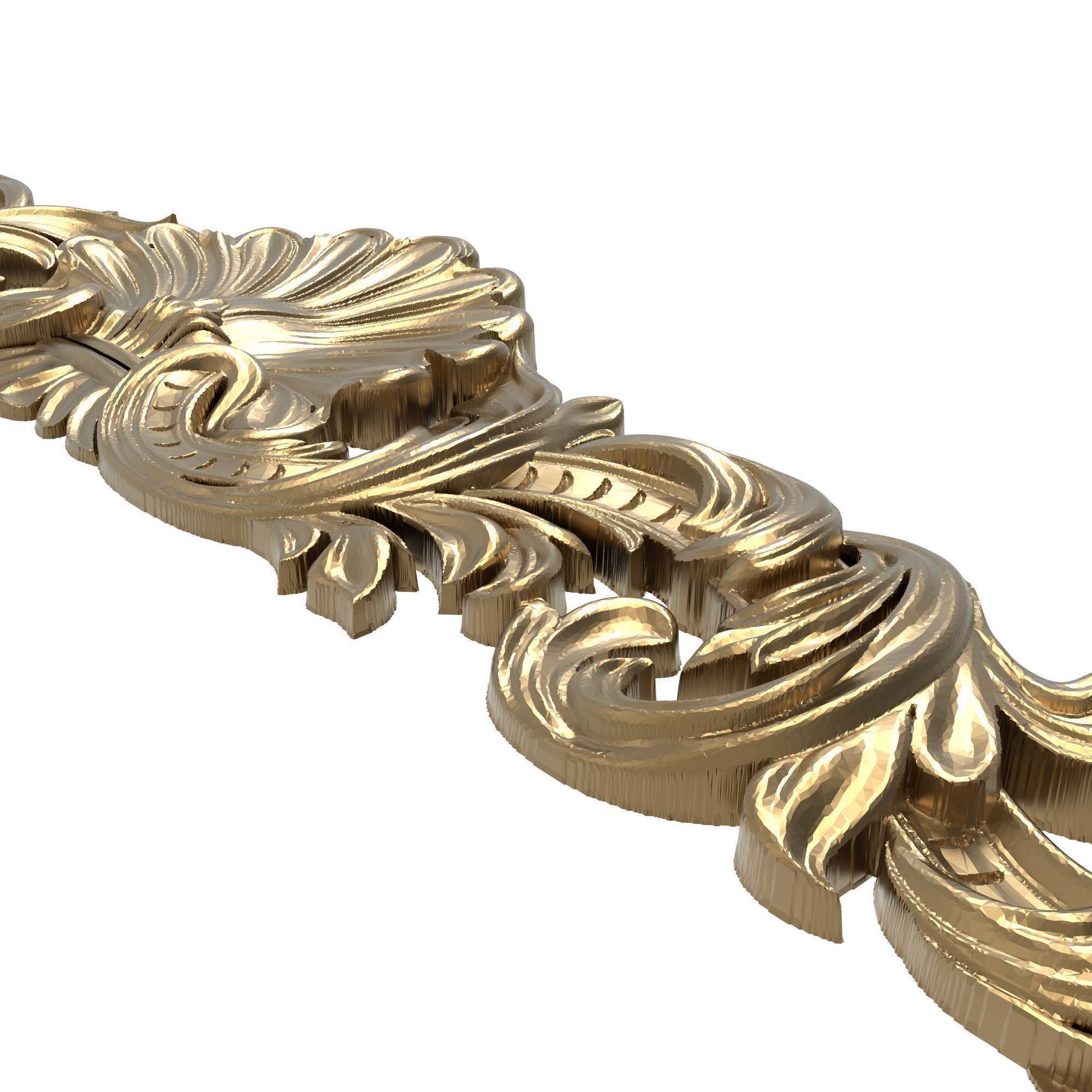 decorative pattern ready for 3D printing 3D model_4