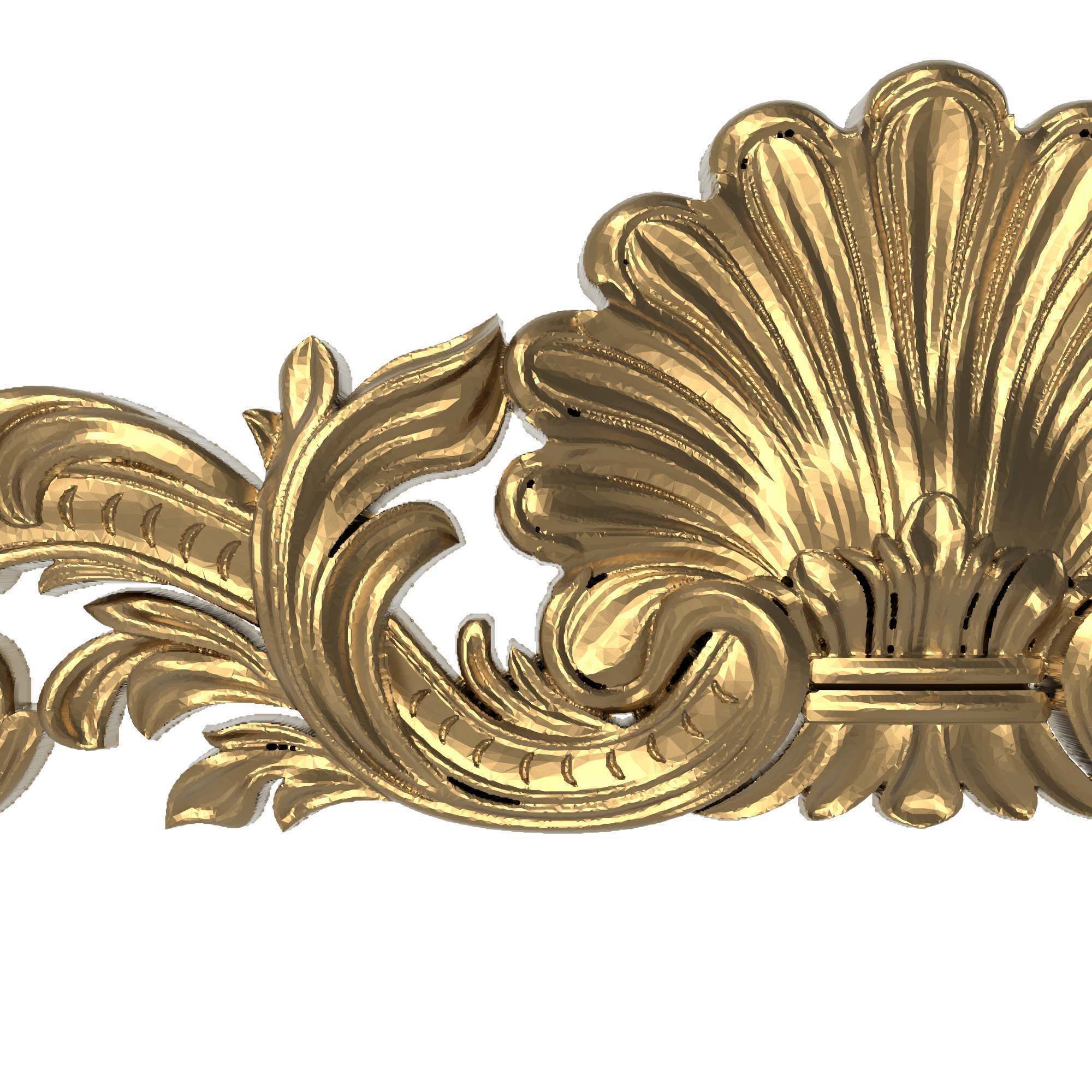 decorative pattern ready for 3D printing 3D model_2