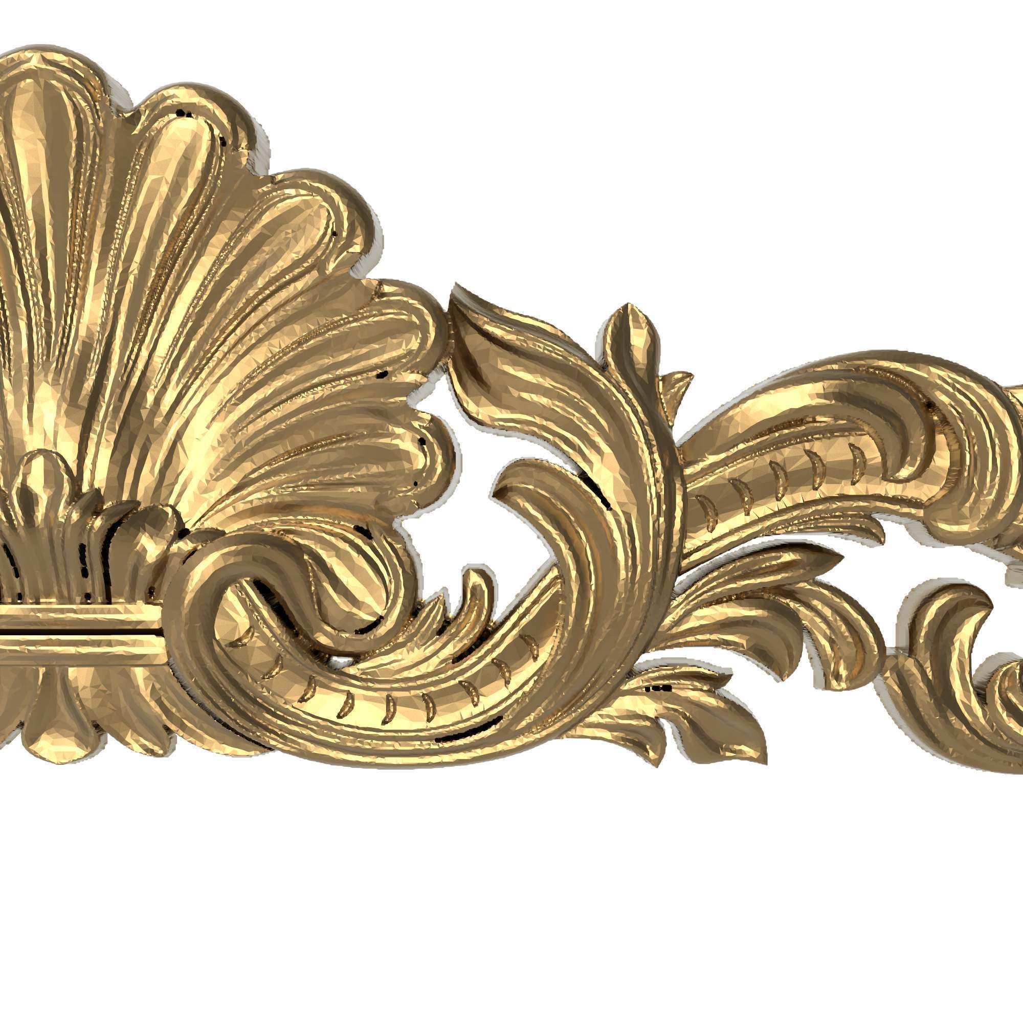 decorative pattern ready for 3D printing 3D model_3