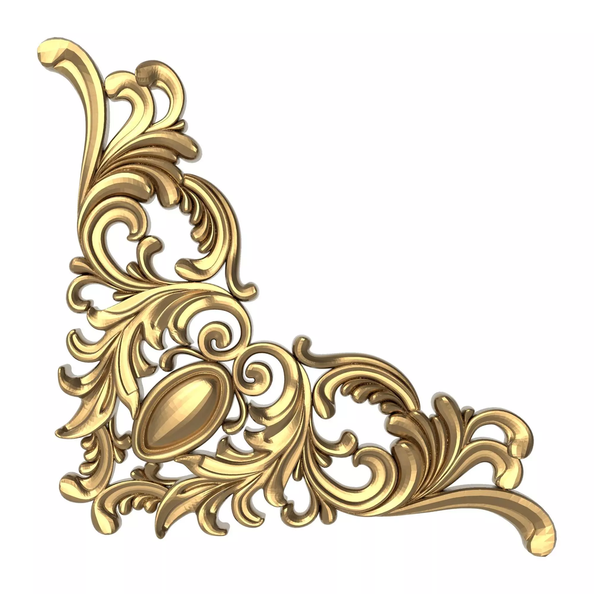 decorative pattern ready for 3D printing 3D model_0