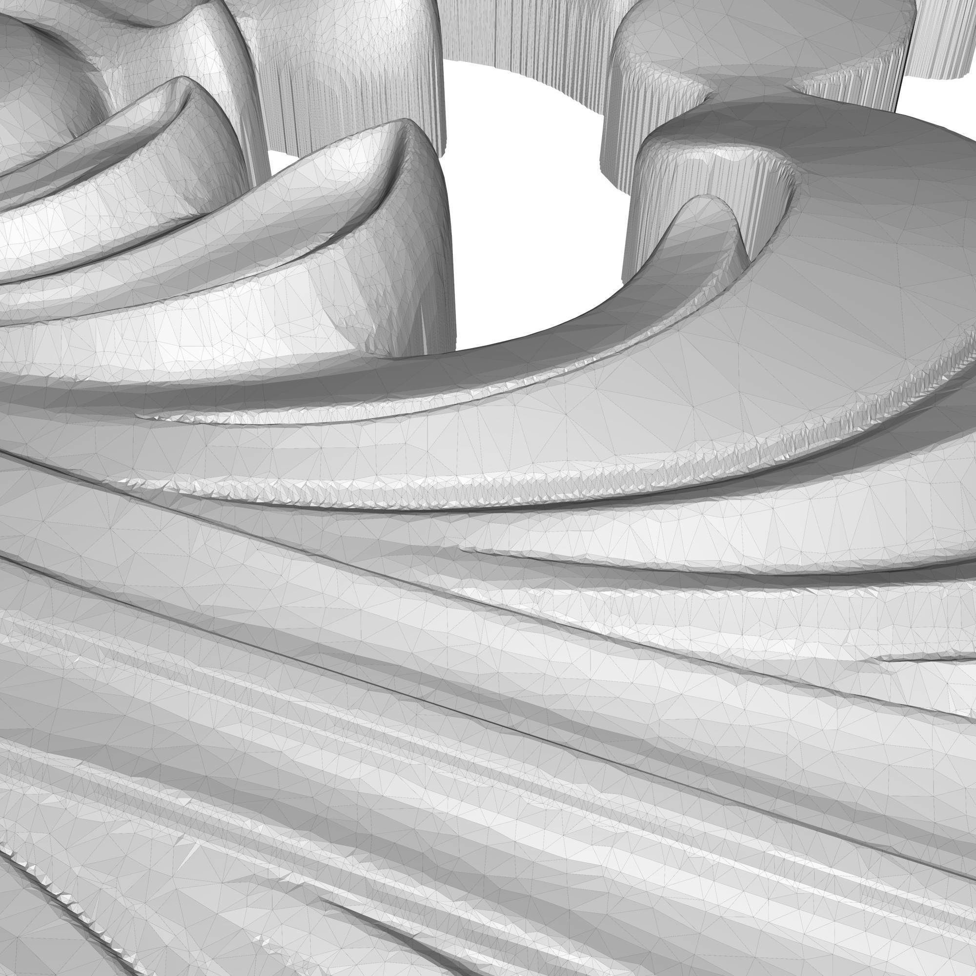 decorative pattern ready for 3D printing 3D model_7