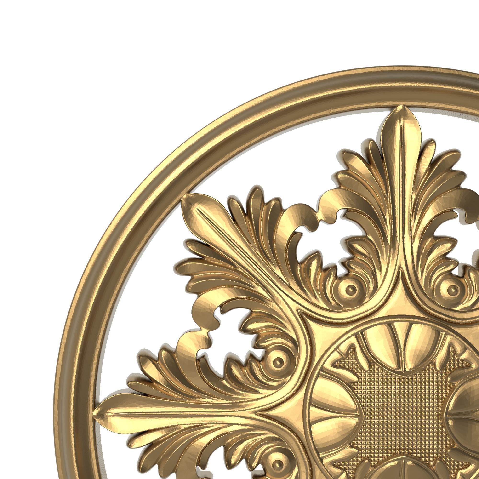 decorative pattern ready for 3D printing 3D model_1