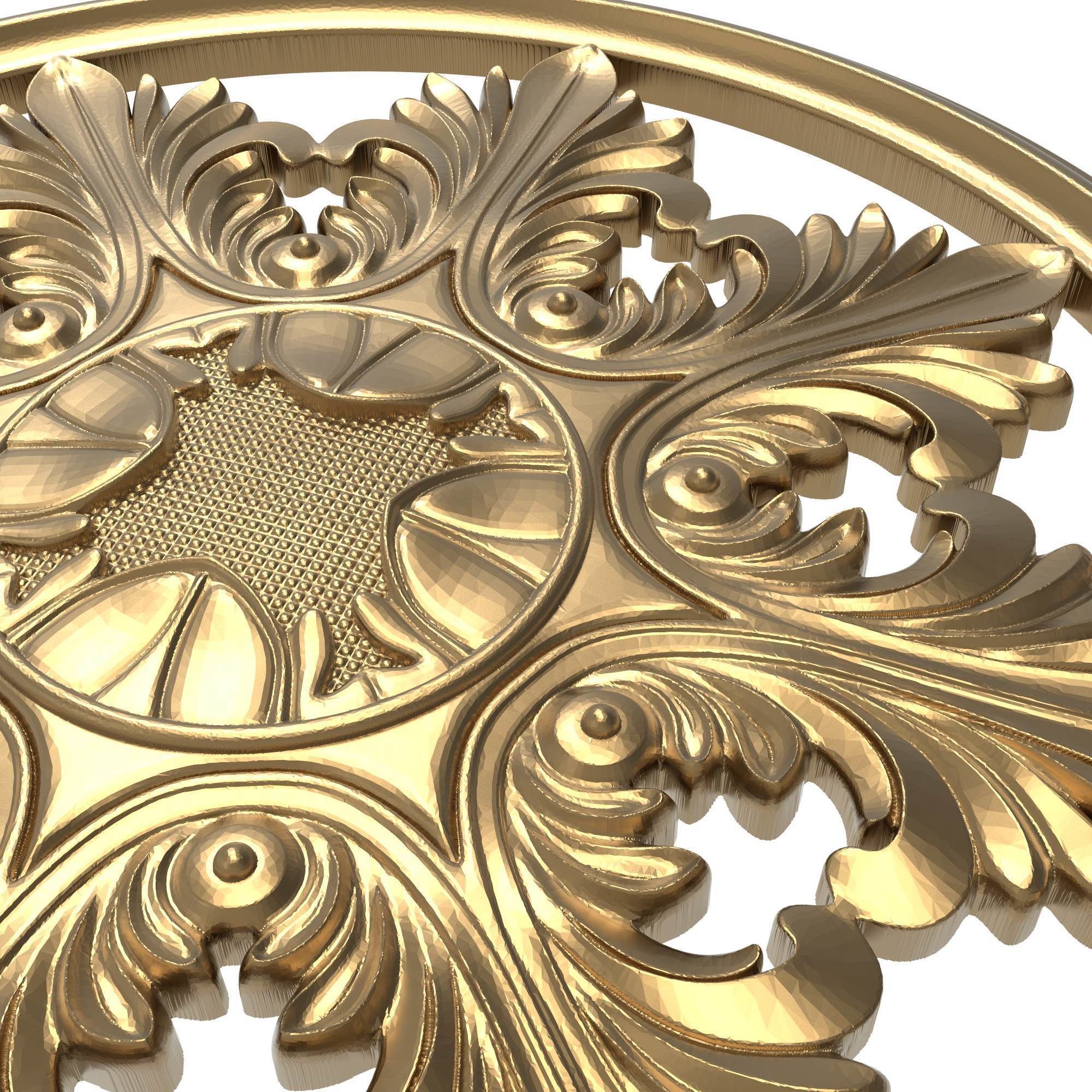 decorative pattern ready for 3D printing 3D model_5