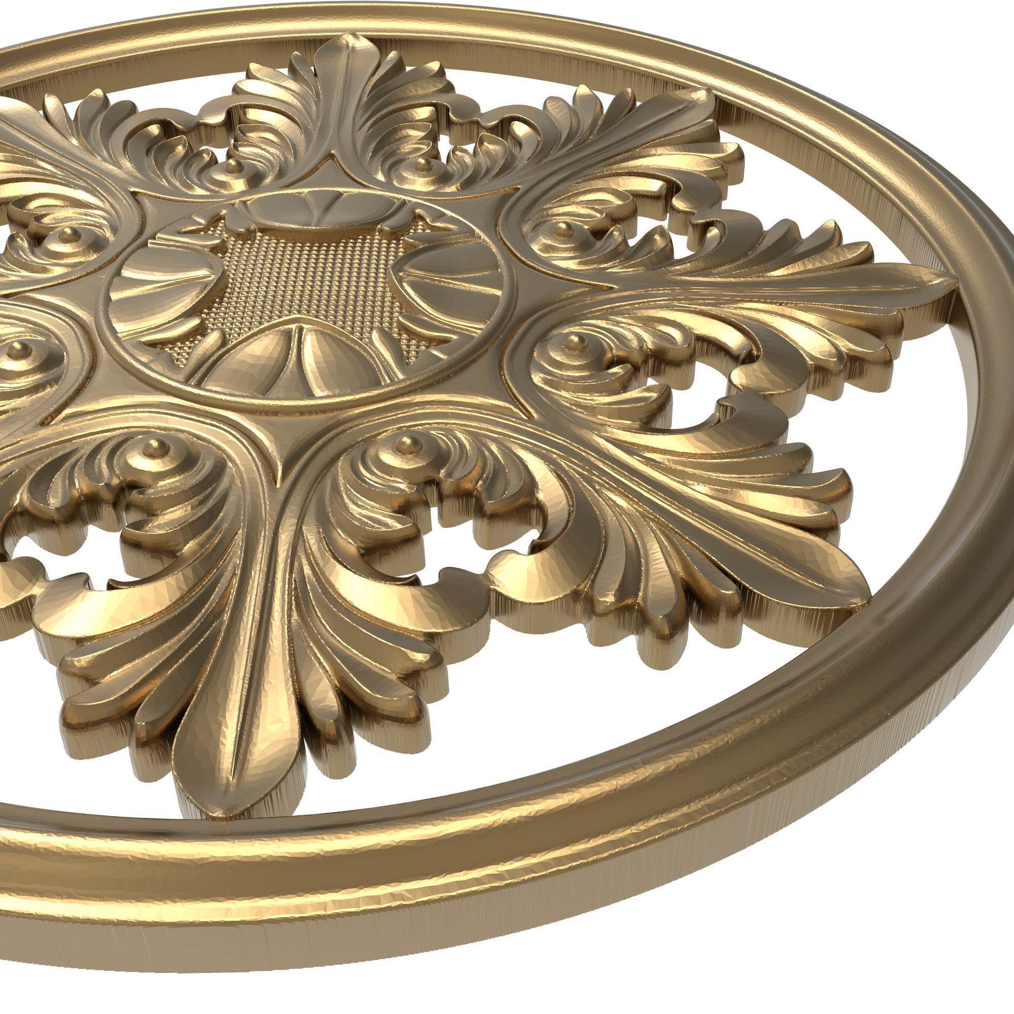 decorative pattern ready for 3D printing 3D model_2