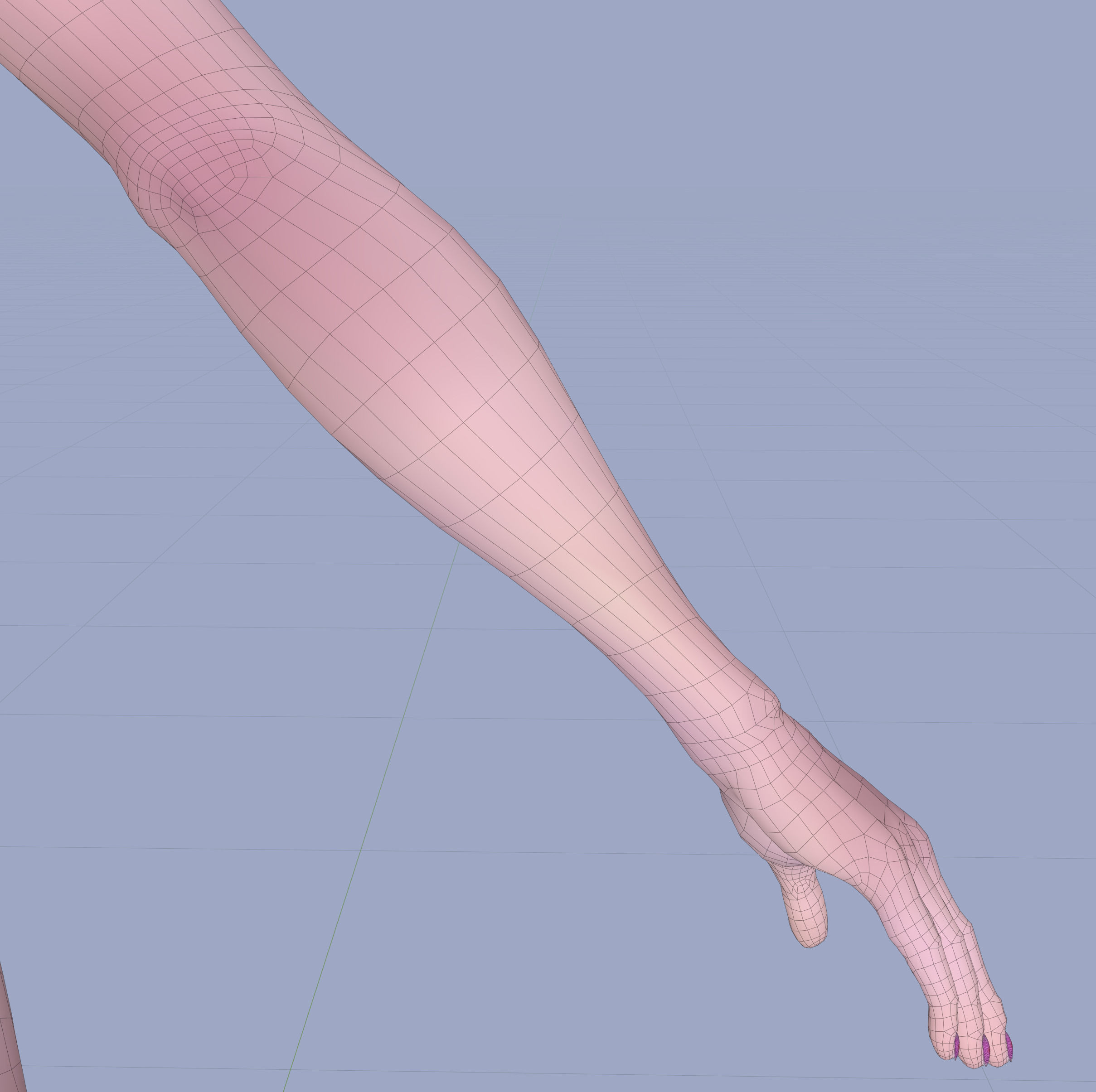 Princess Verachantesse Female Rigged Blender Character 3D model_36