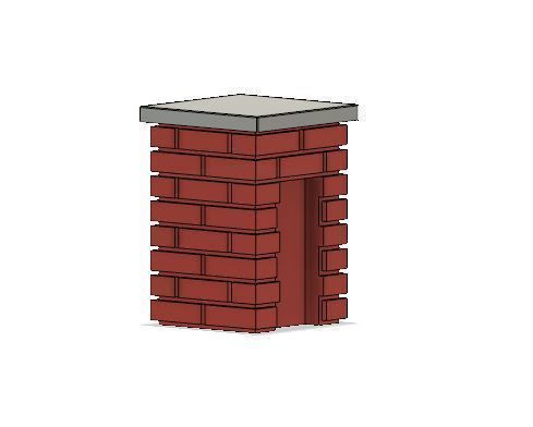 Model Railway Brick Wall Various Heights see Pictures 3D print model_10