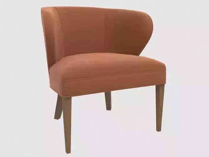 Comfy Sculptural Scandinavian Armchair 1960s