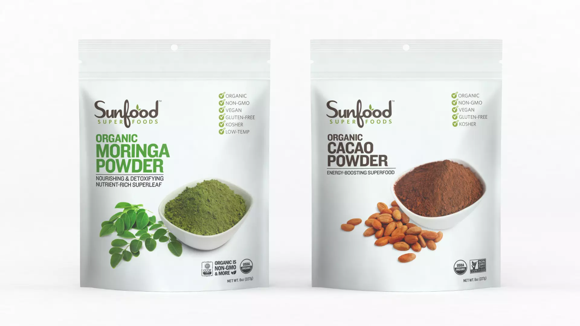 Sunfood Organic Moringa Powder 3D model